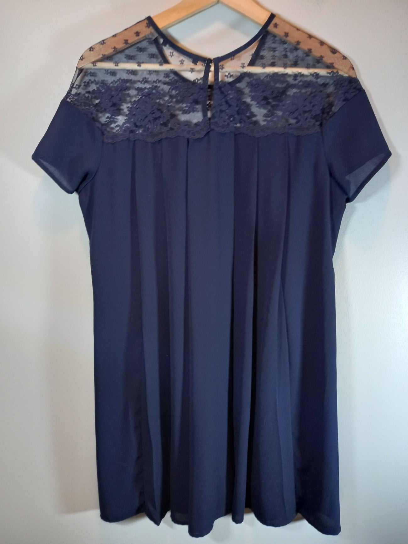 Black Tape Navy Dress Sz M