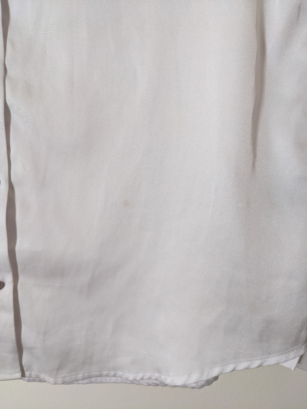 Icone white long-sleeve blouse - Small (Minor Flaw)