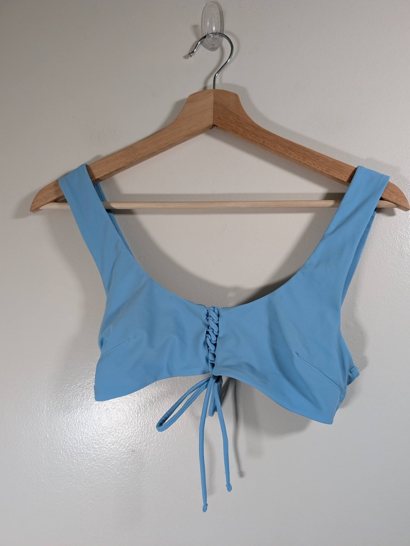 Aerie blue bikini top - Small