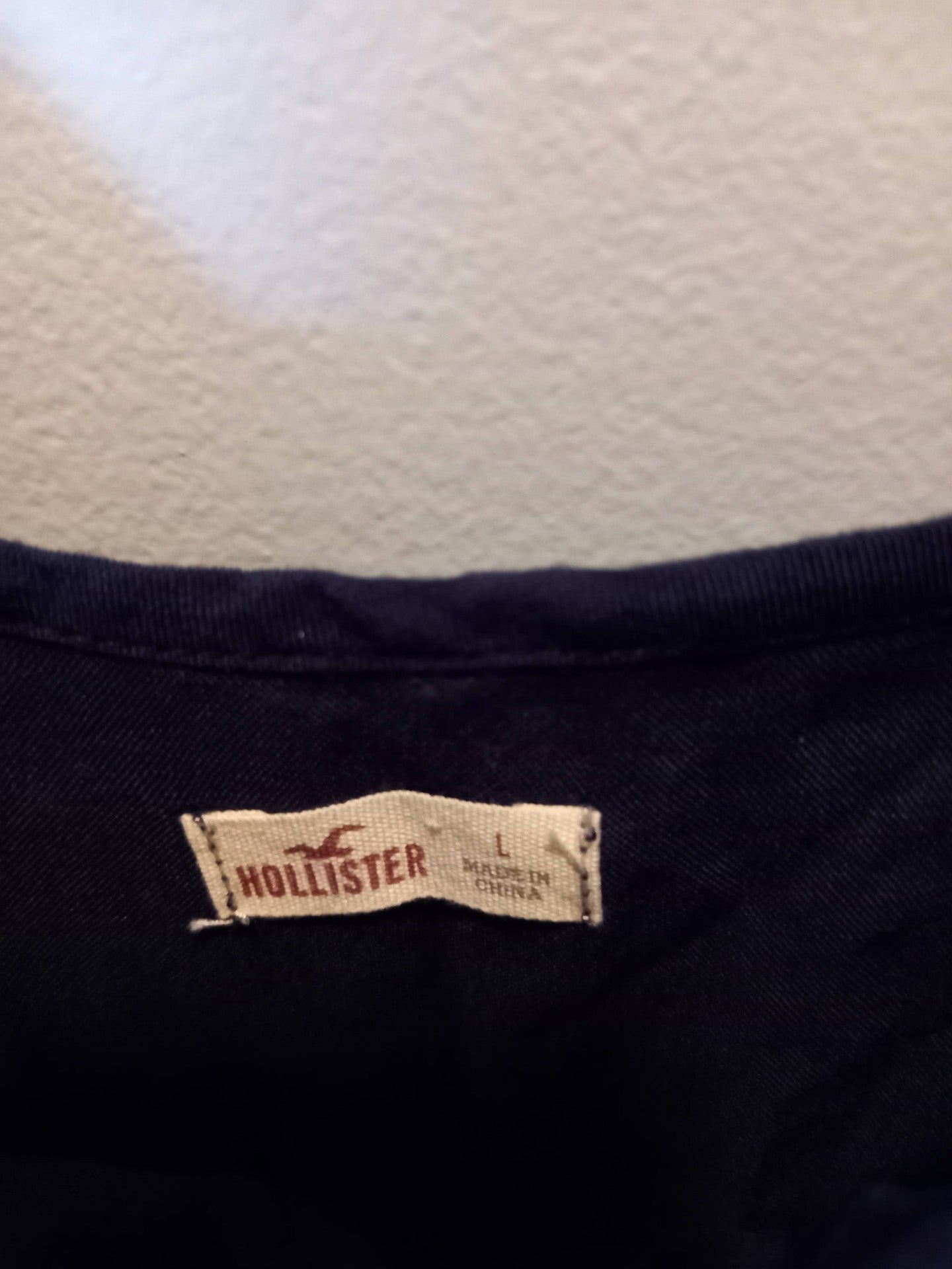Hollister Navy Lace Dress Sz L