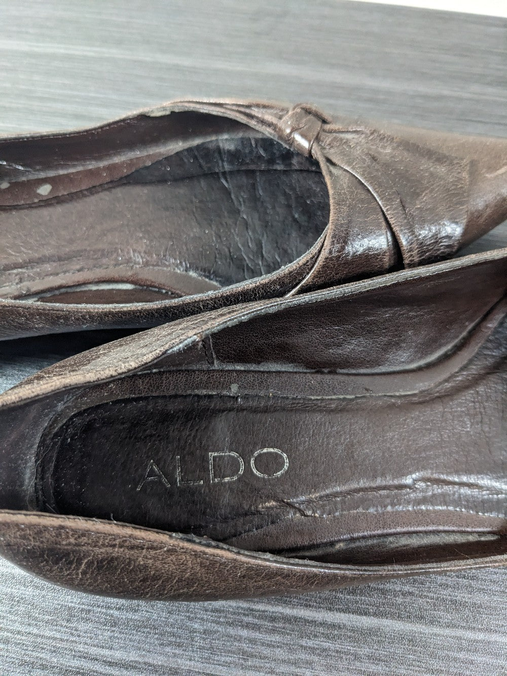 Aldo Brown Kitten Heels - Sz 6.5