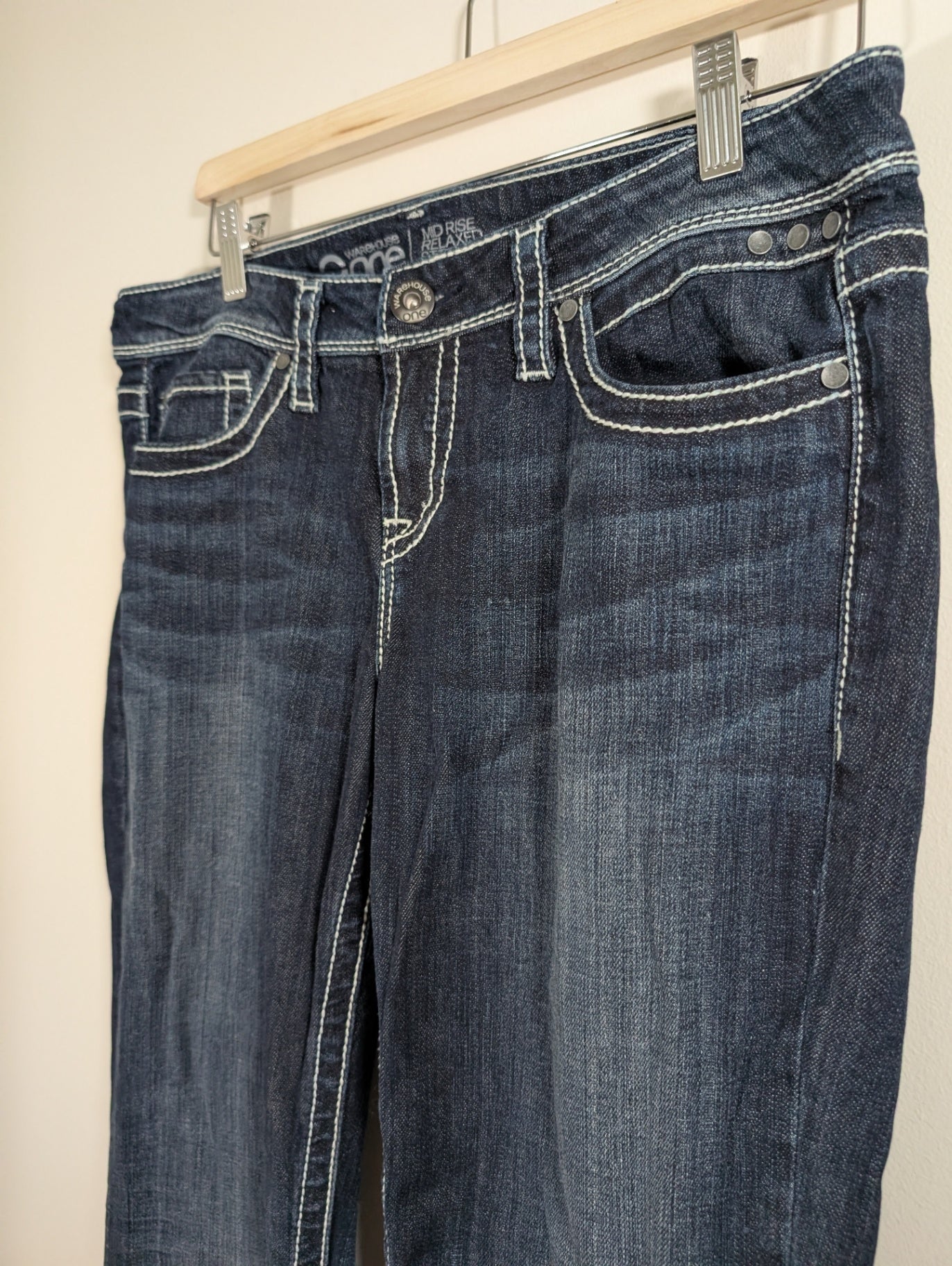 Warehouse One mid-rise relaxed straight - 31 Reg