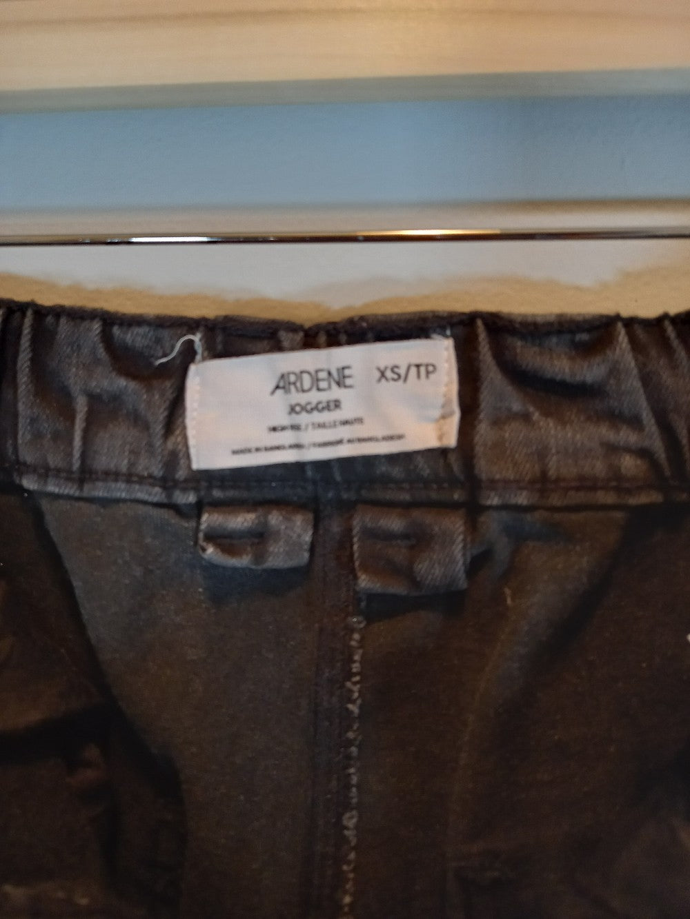 Ardene Black Cargo Jean Joggers Sz XS