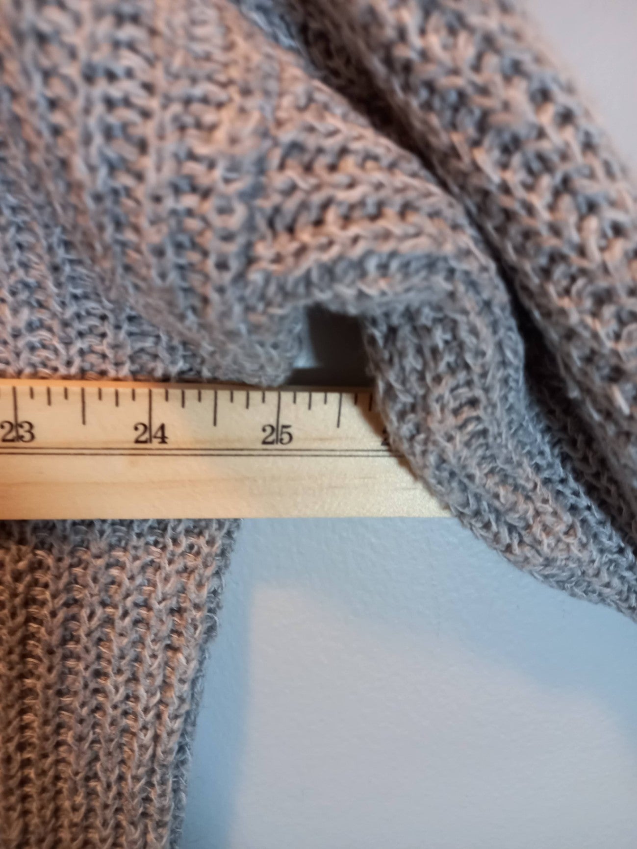 Hollister Grey Knit Sweater Sz XS/S