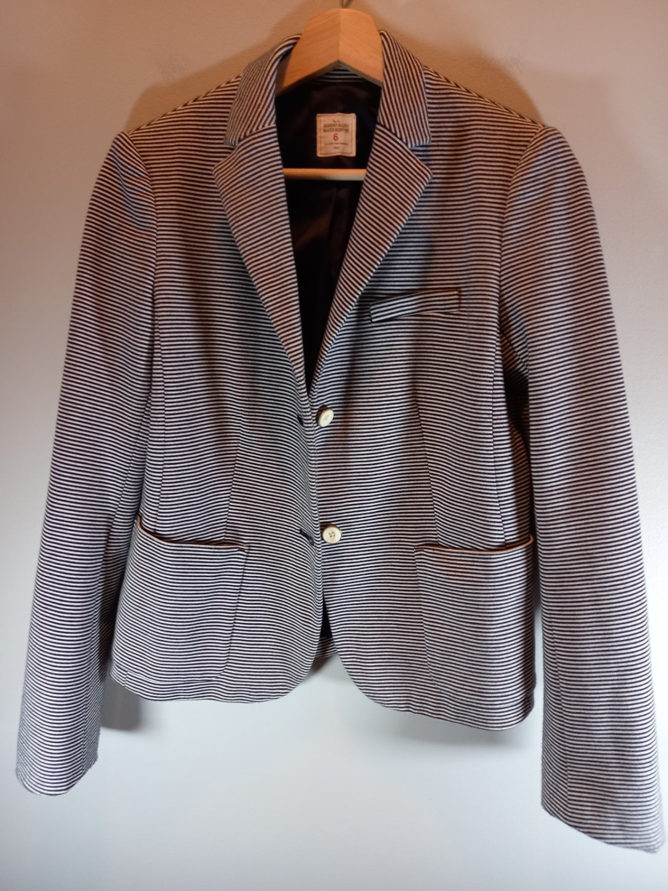 Gap Striped Blazer Sz 6