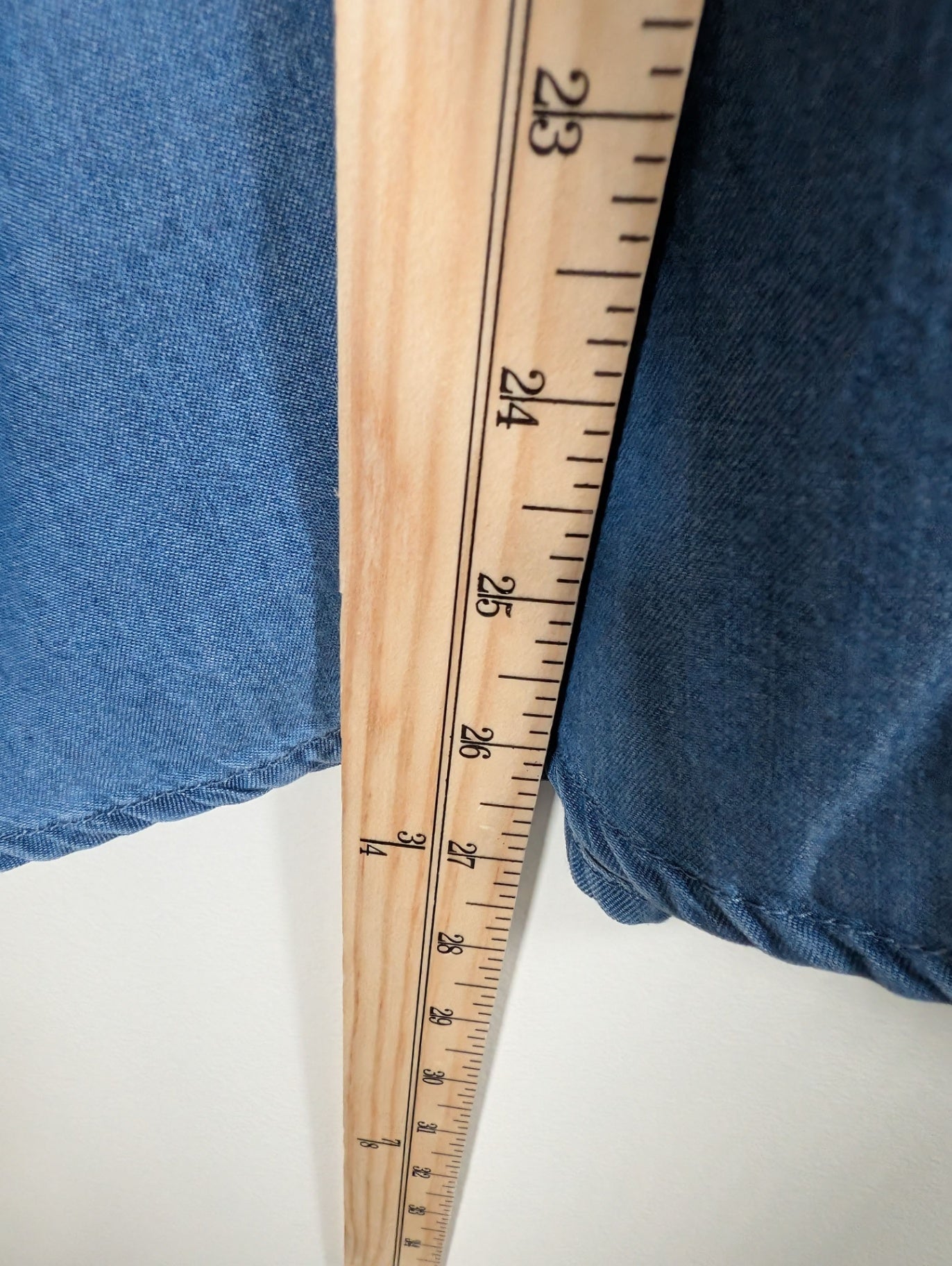 NWT Old Navy denim-style blouse - Medium