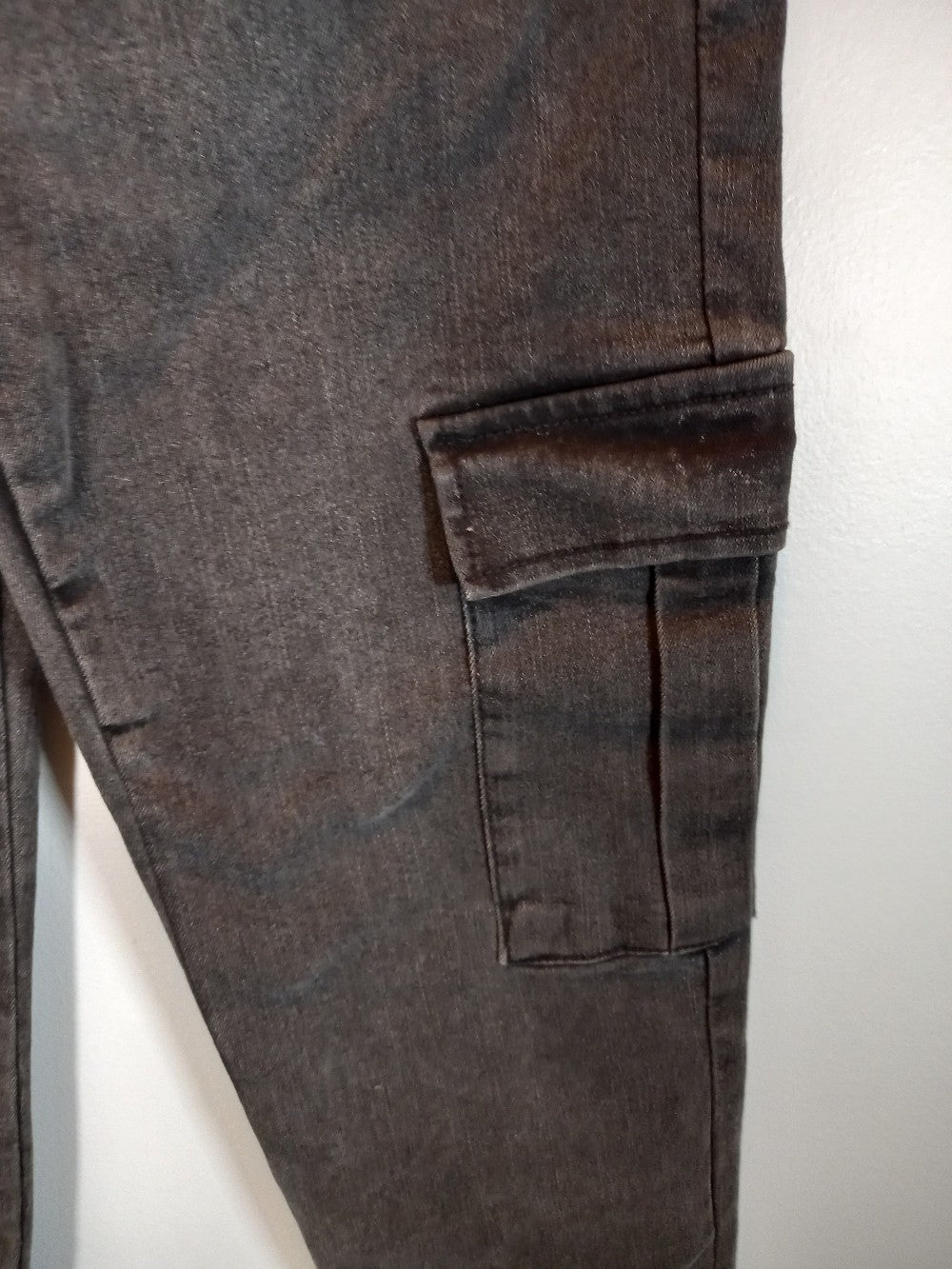 Ardene Black Cargo Jean Joggers Sz XS