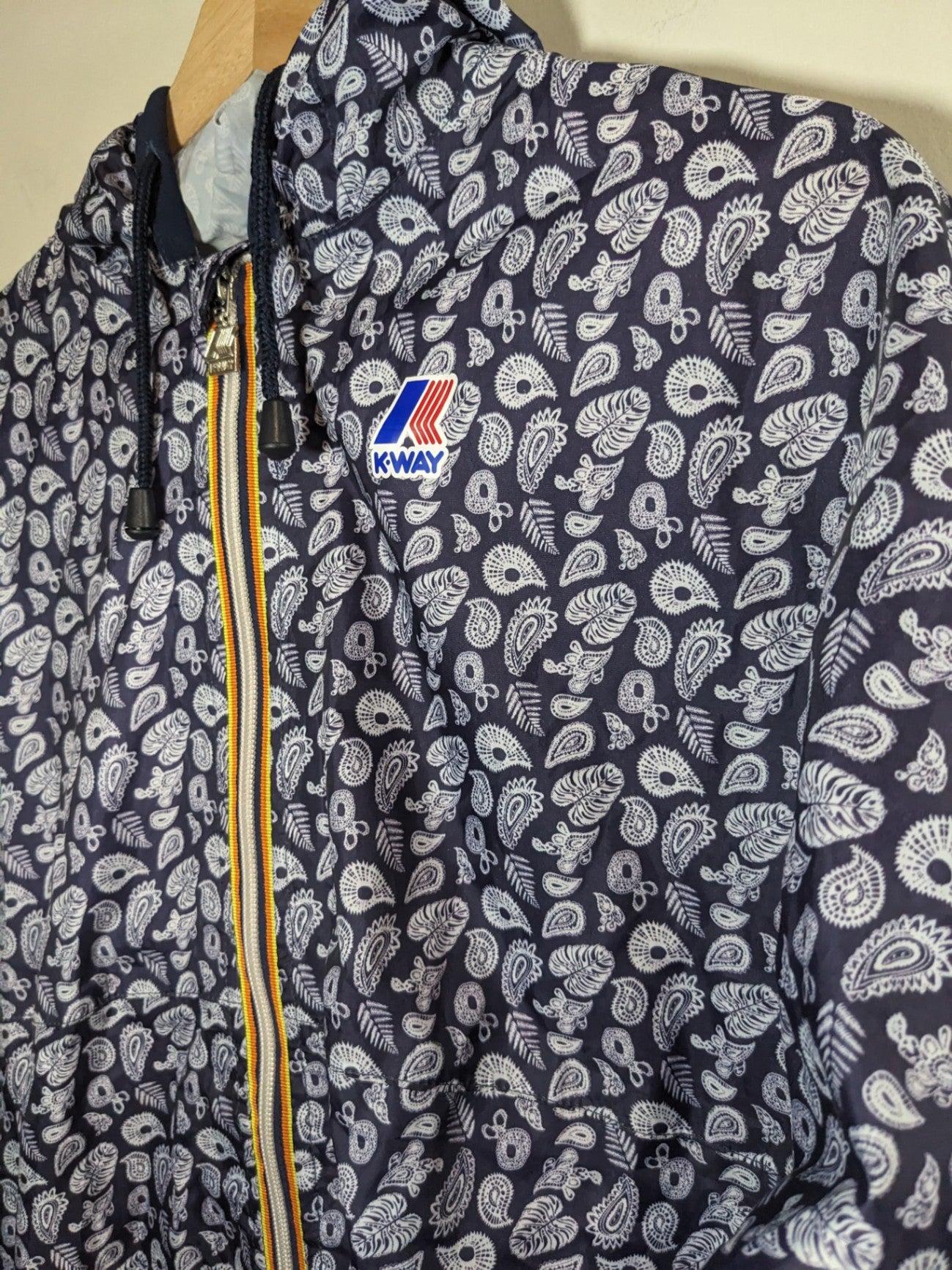 K-Way Packable Paisley Jacket - Small