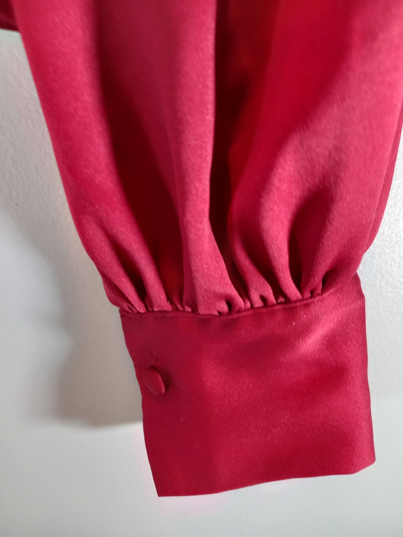BNK Brand Red Crop Blouse Sz S