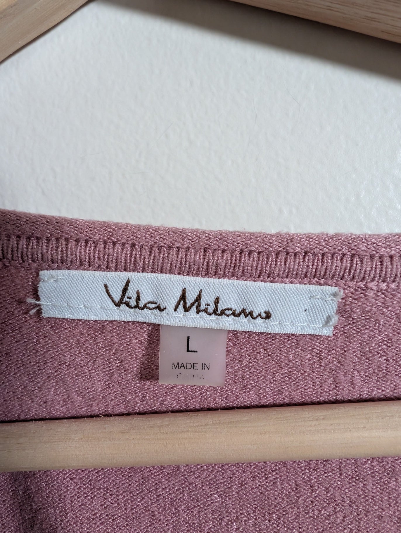 Vila Milano Pink Long-sleeve - Large