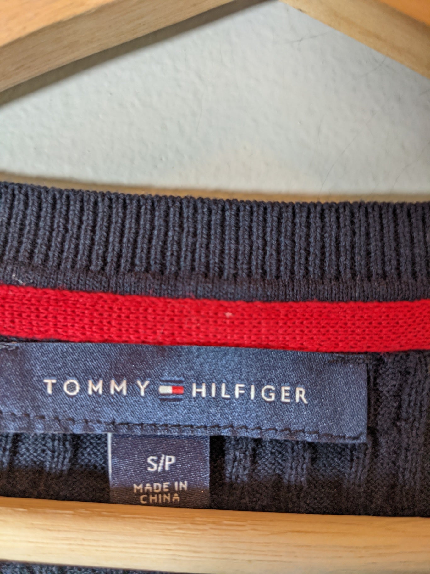 Tommy Hilfiger Navy Sweater - Small