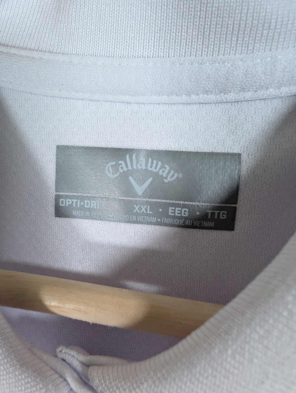 Callaway white golf shirt - XXL