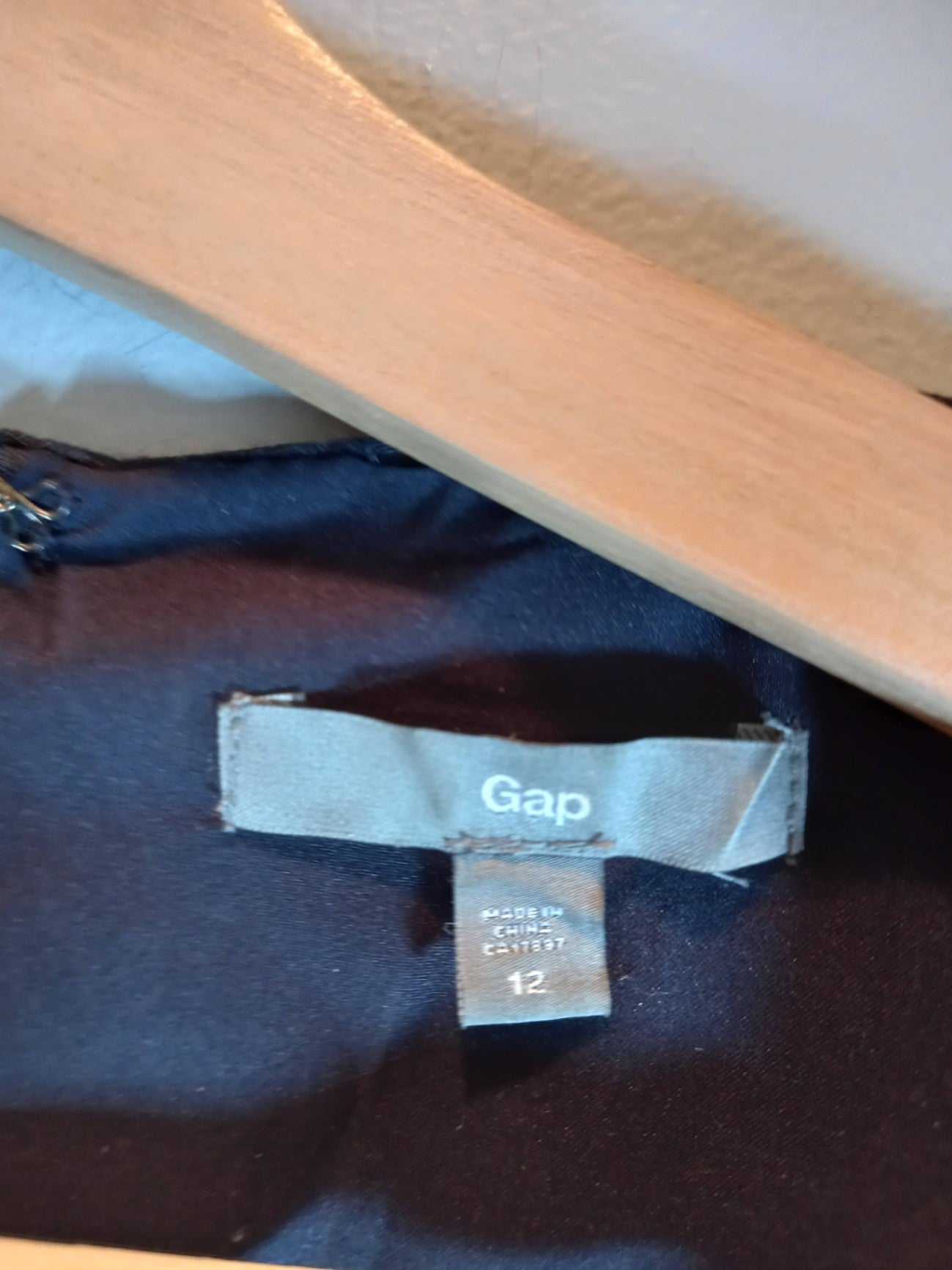 Gap Sleeveless Blue Wool Dress Sz 12