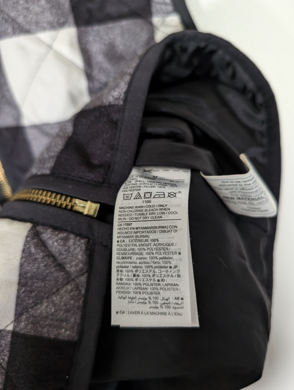 Old Navy Plaid Vest - Medium