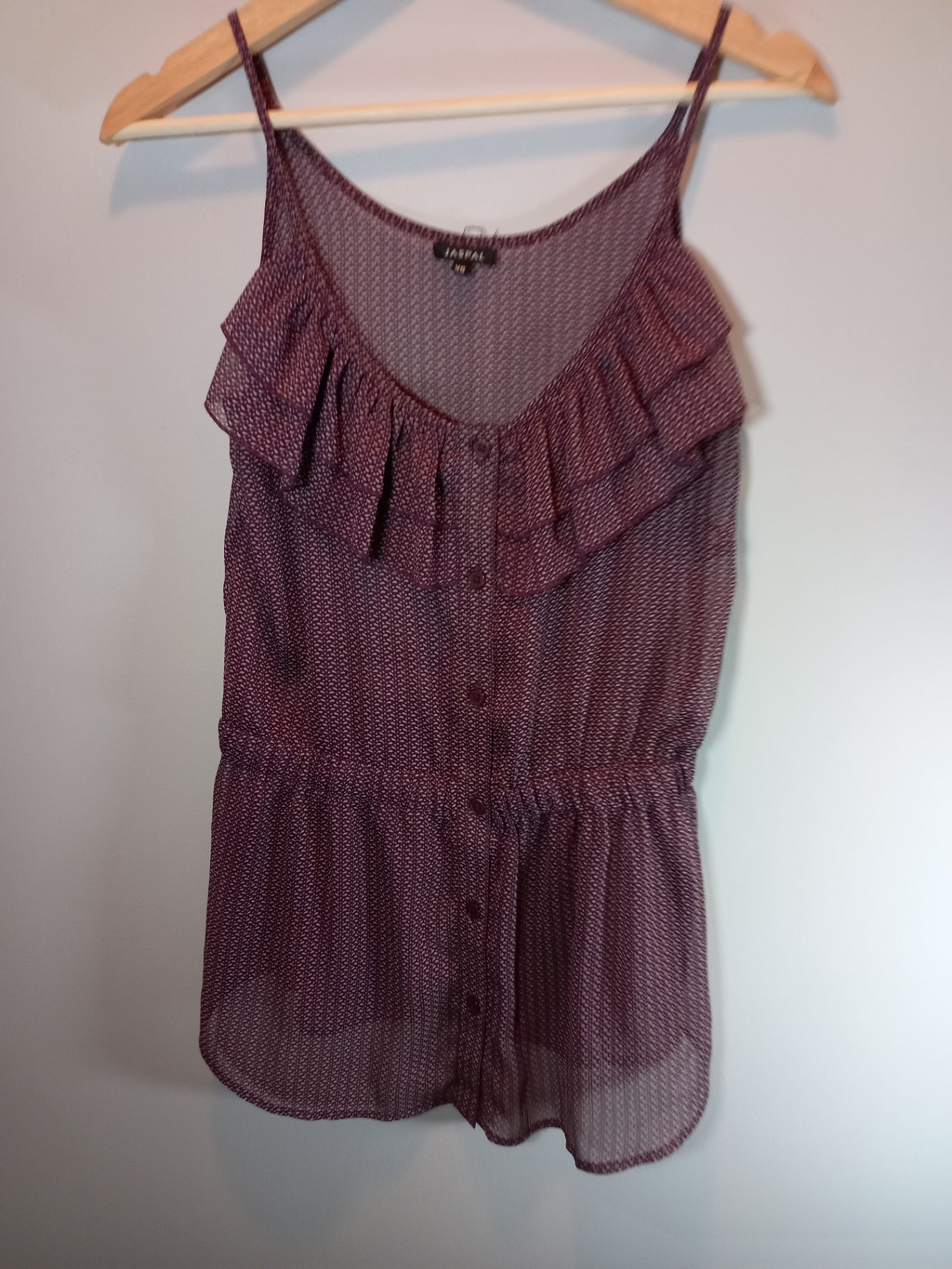 Jaspal Purple Tank Sz XS
