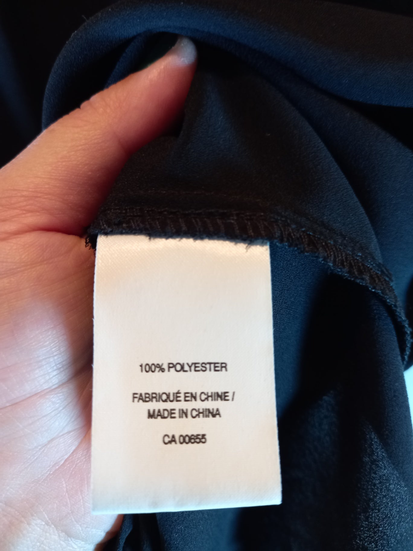 Black Blouse Sz S