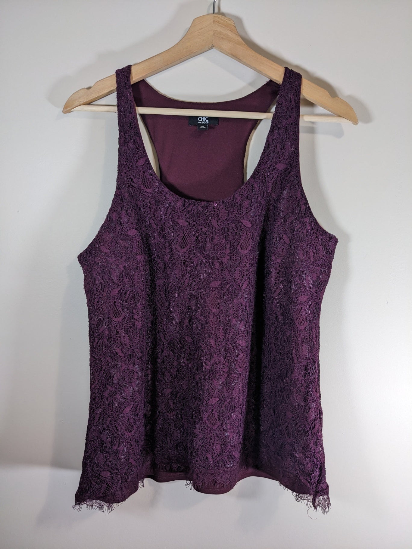 Chic by Jacob Lace Blouse- Large
