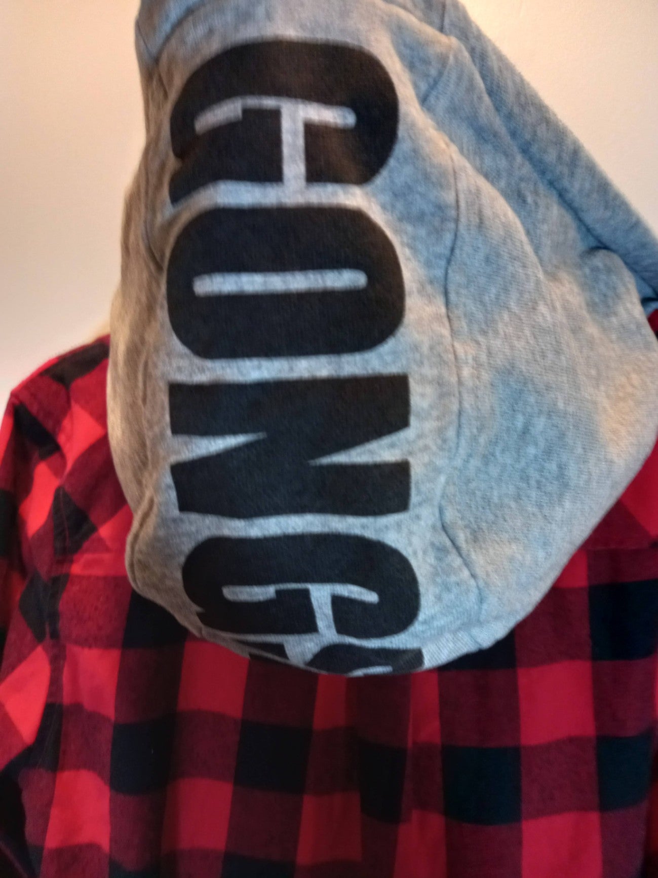 Gongshow Red & Black Checkered Flannel Sz XL