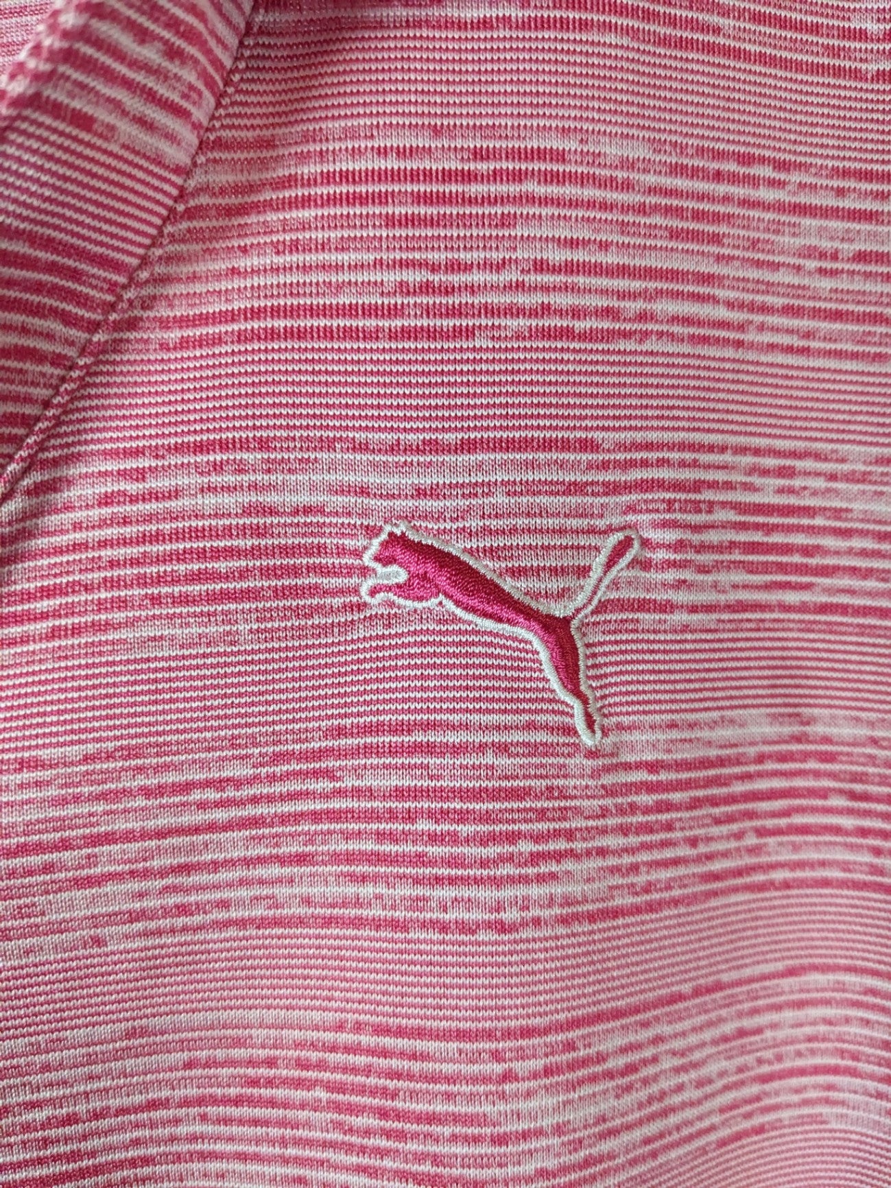 Puma Pink Golf Shirt - Medium