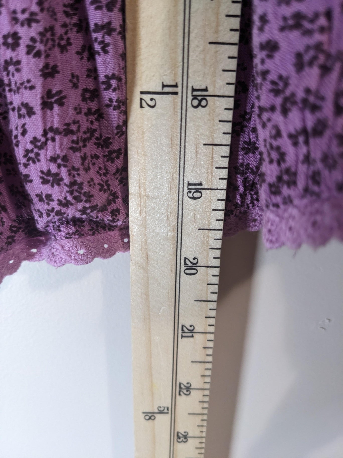 Free People Purple Floral Blouse - Medium