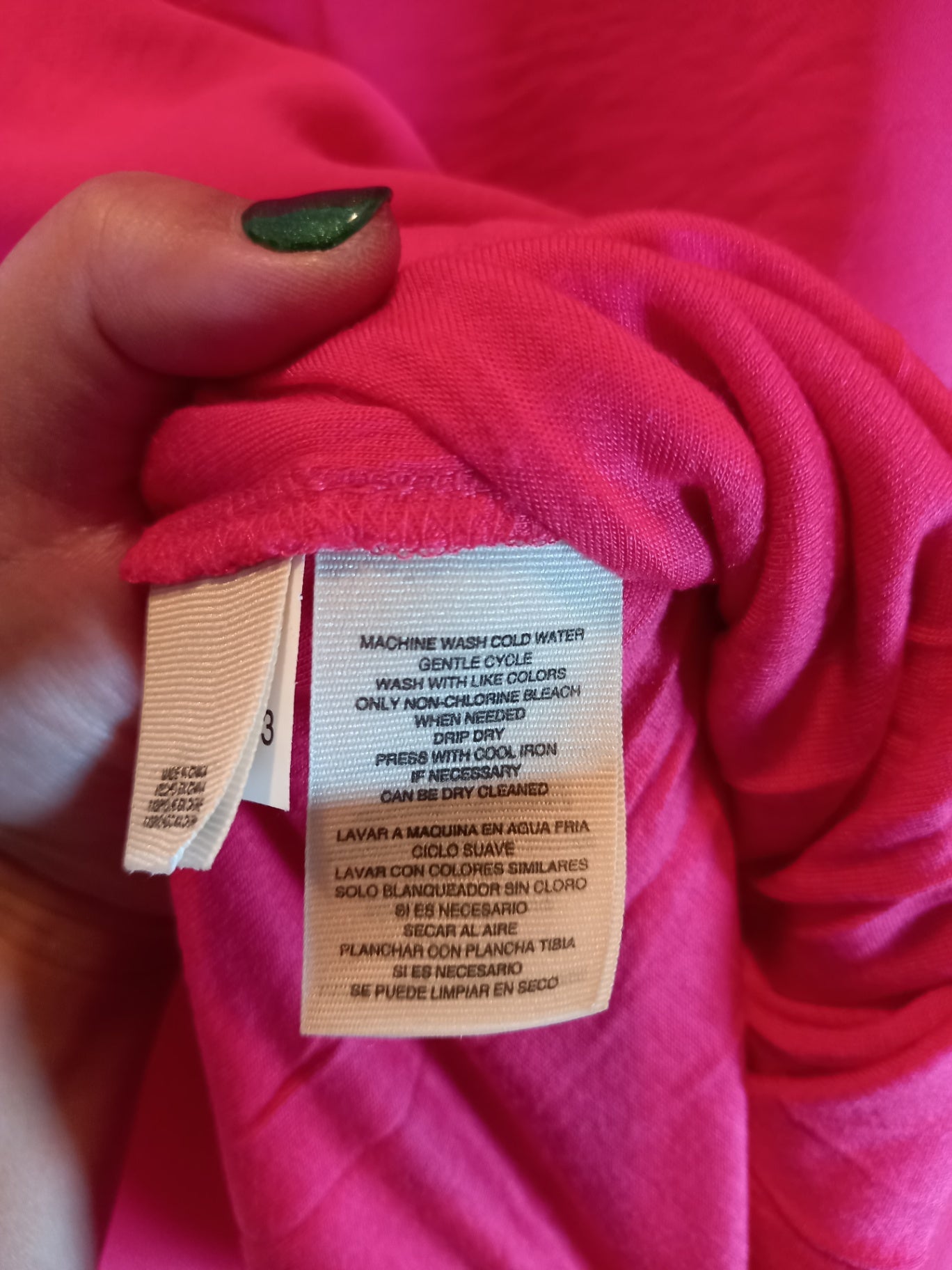 Rachel Roy Pink Sleeveless Blouse Sz S