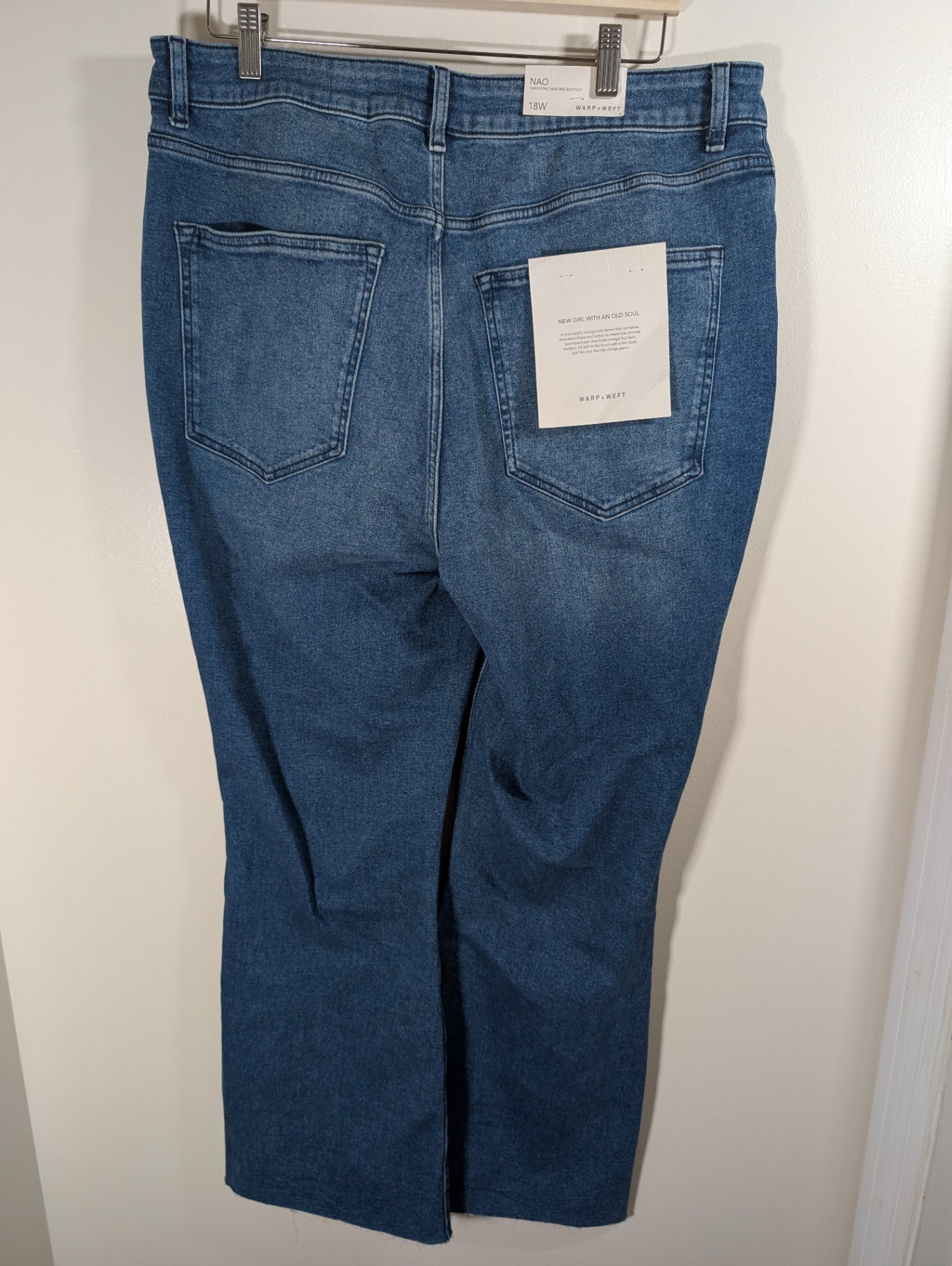 NWT Warp + Weft Nanchong High Rise Bootcut - 18W