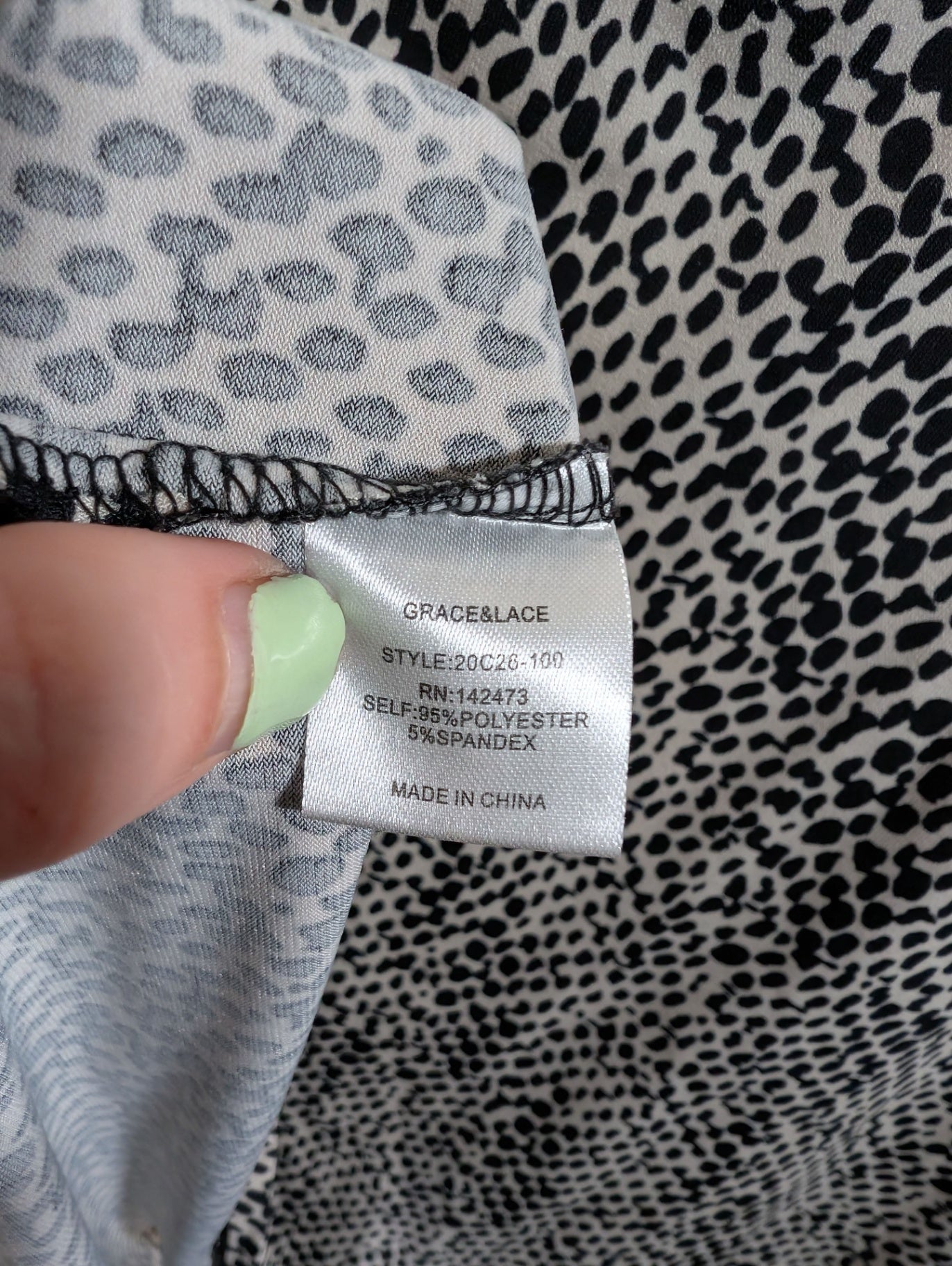 grace & lace polka dot cami - Large