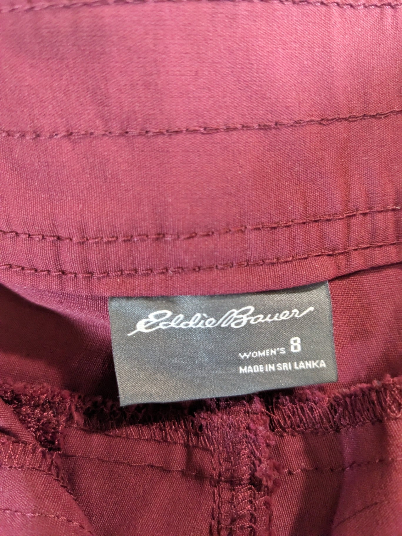 Eddie Bauer Burgundy Shorts - Sz 8