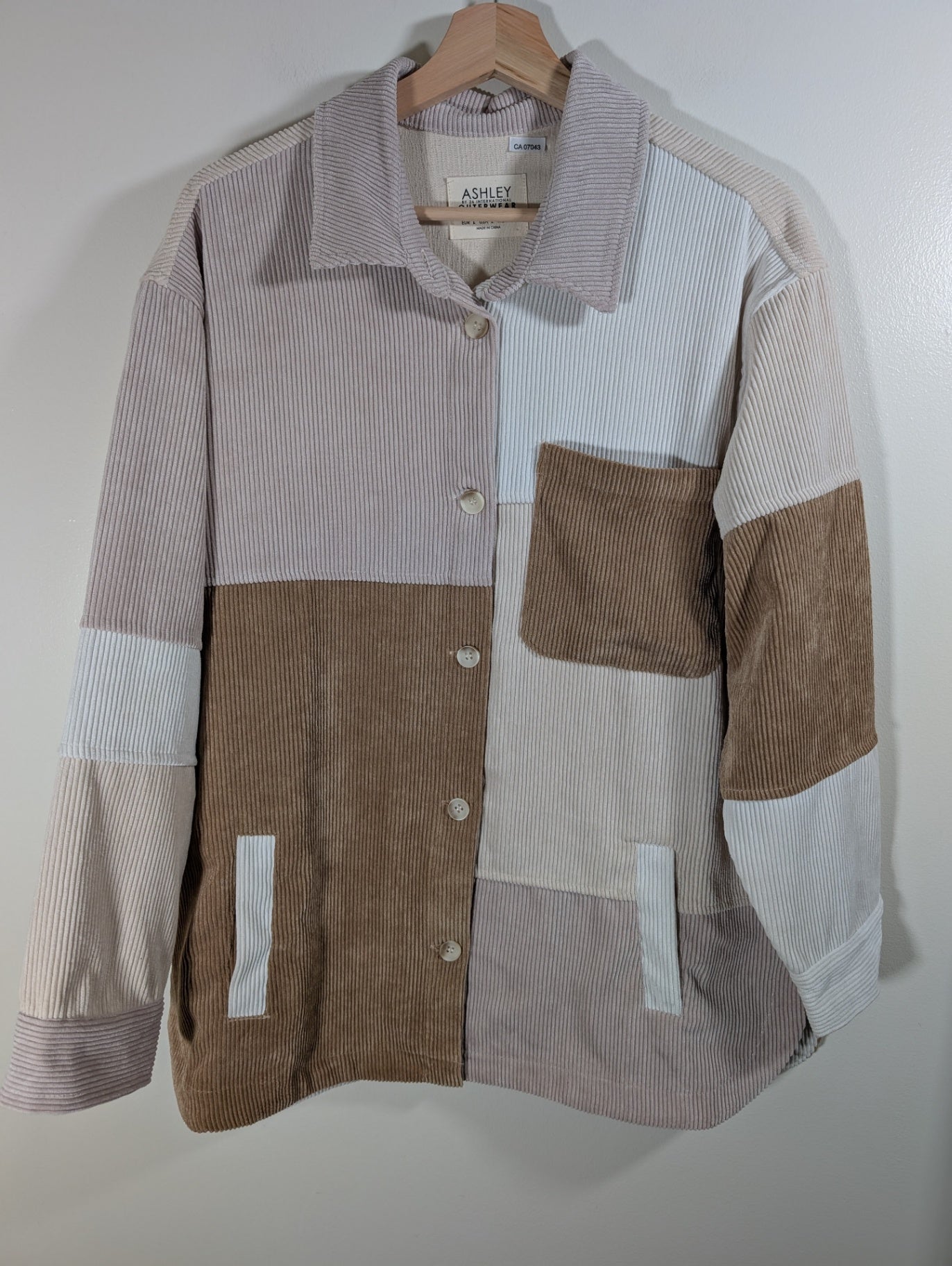 Ashley Outerwear Patchwork Shacket - Large