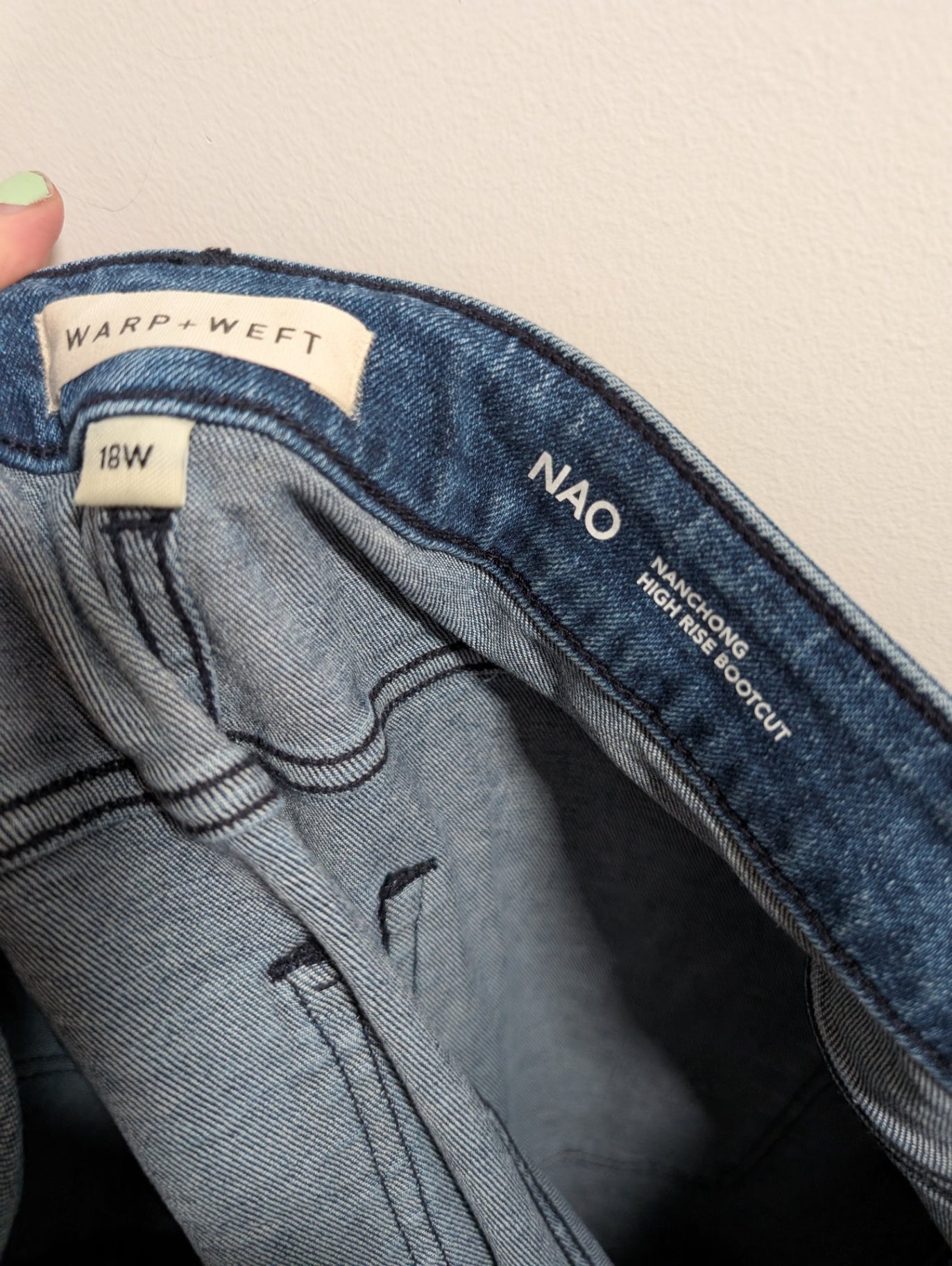 NWT Warp + Weft Nanchong High Rise Bootcut - 18W