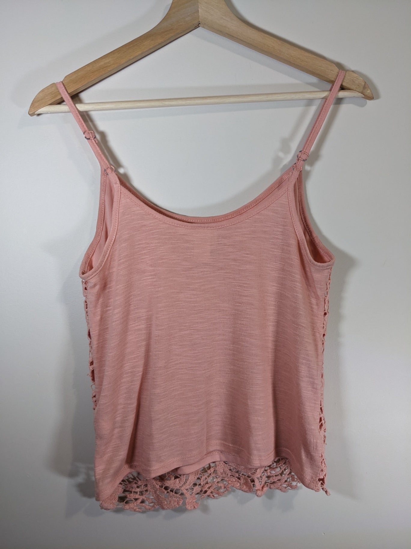 Mossimo Pink Lace Tank - XS