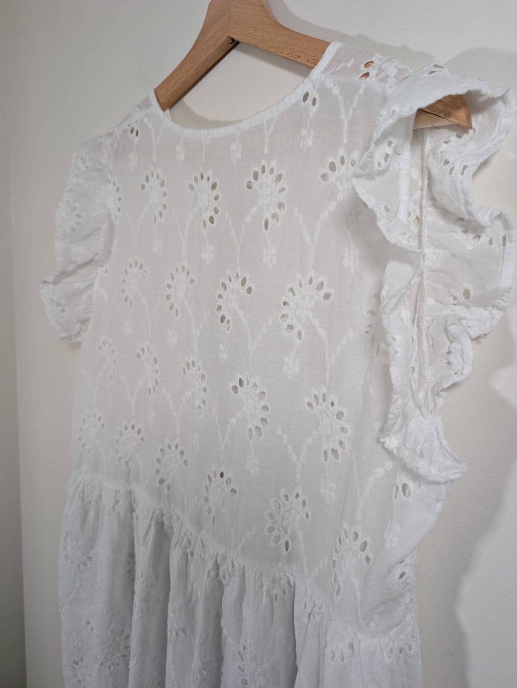 No label white eyelet dress - 2XL