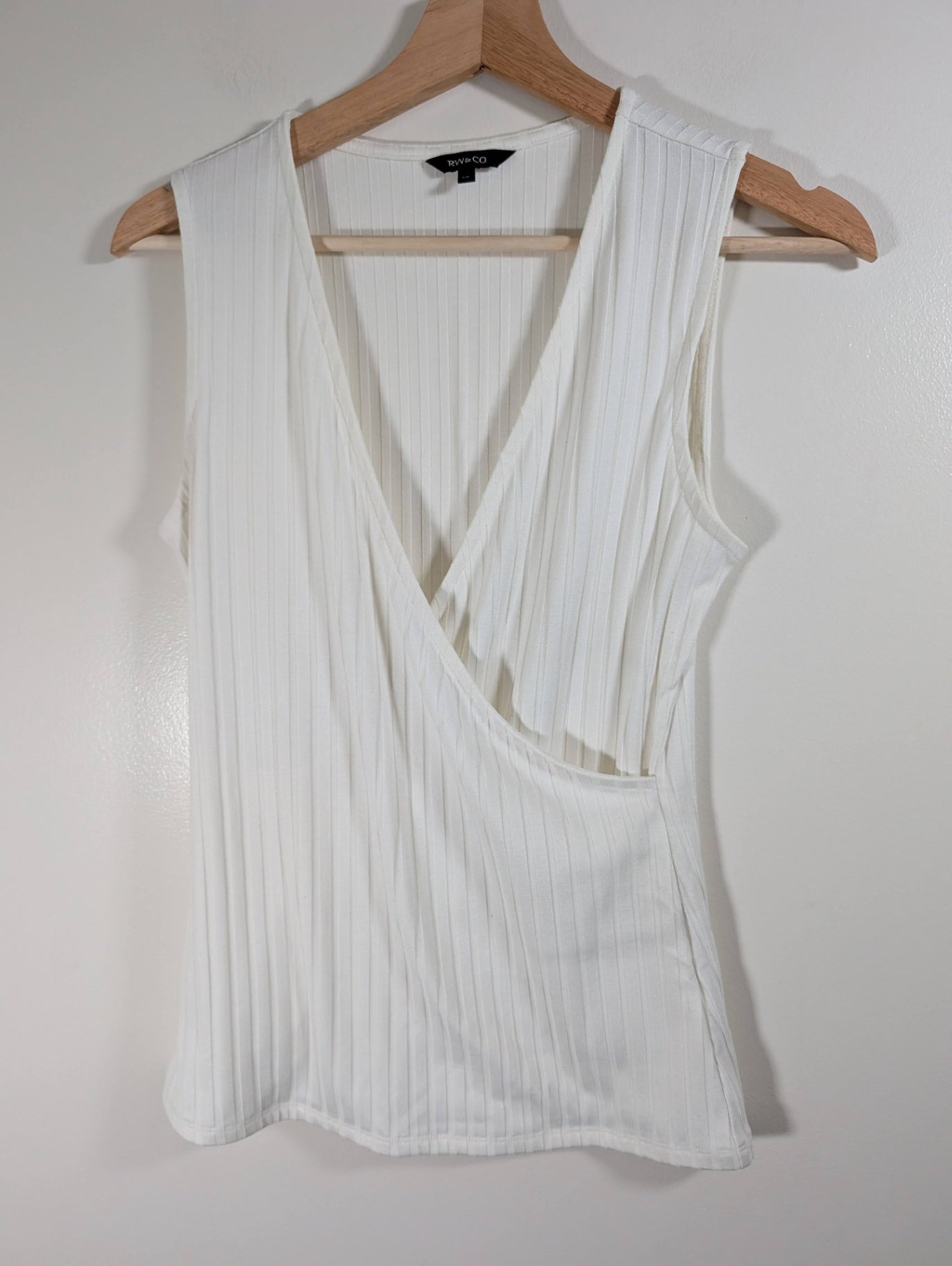 RW&Co. faux wrap blouse - Small