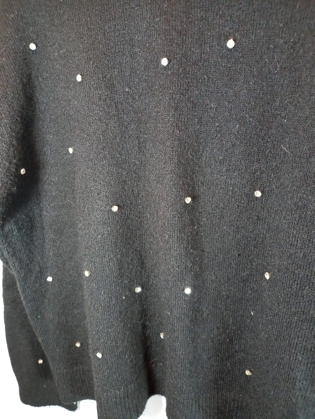 H&M Black Mock Neck Sweater Sz M