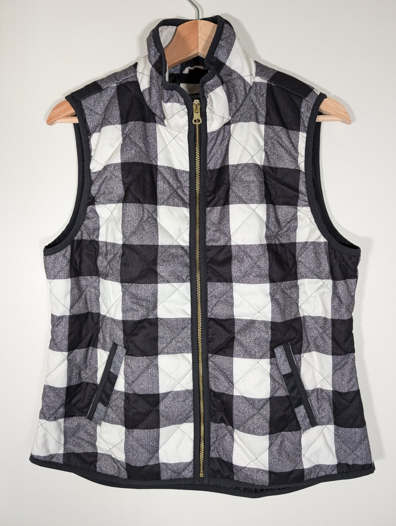Old Navy Plaid Vest - Medium