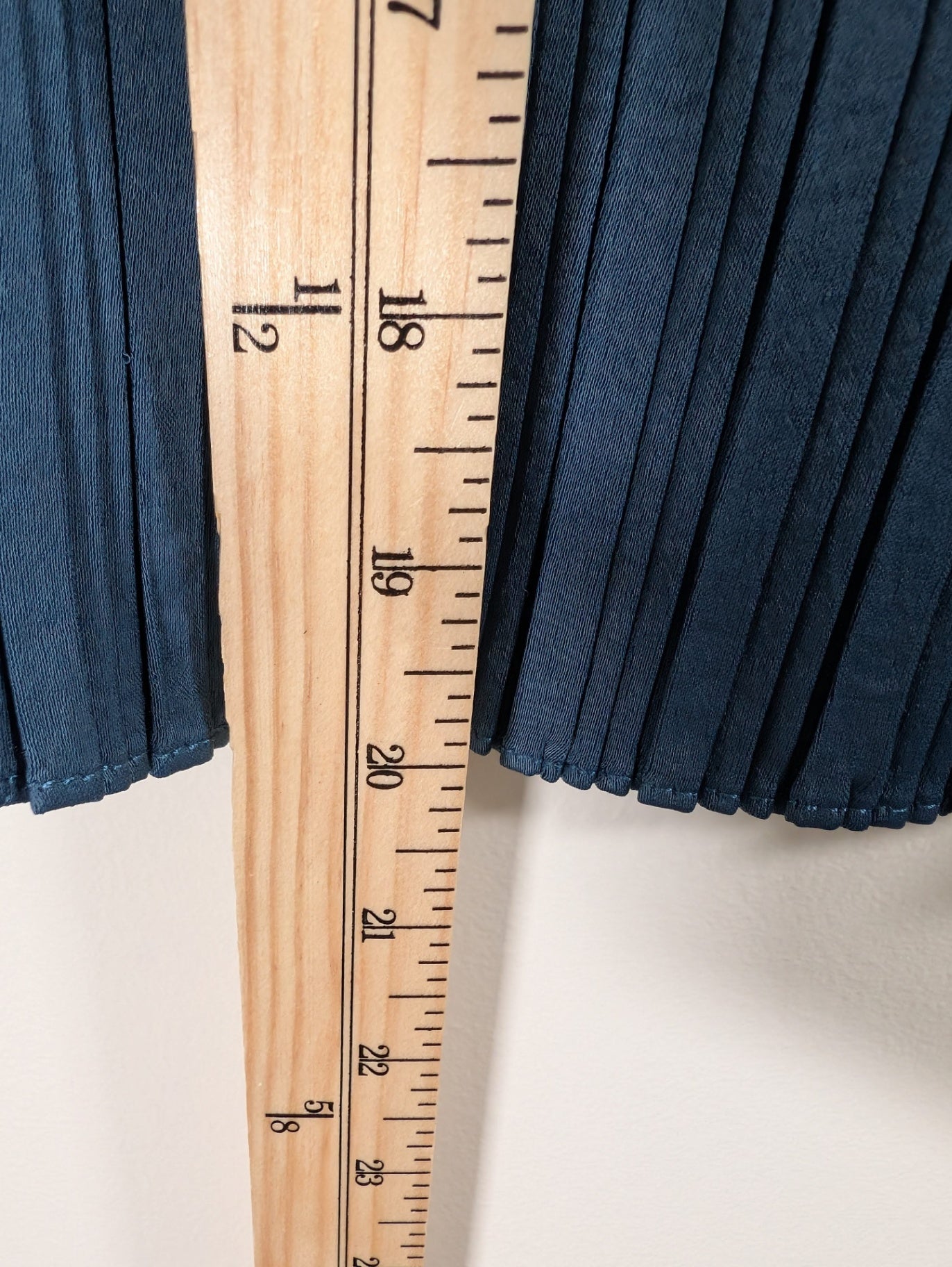 RW&Co. Pleated blue blouse - Small
