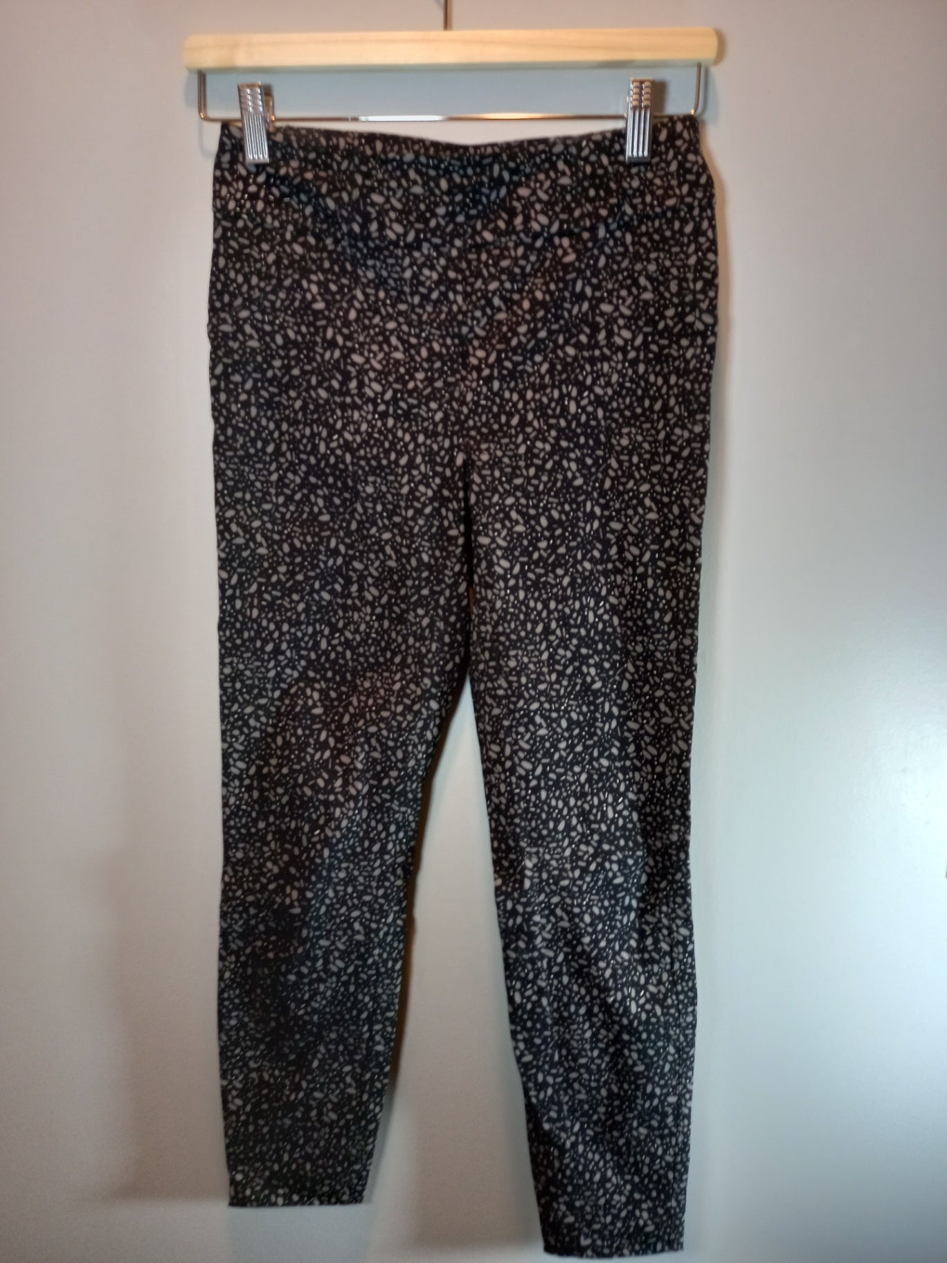 Reitmans Black & Grey Speckled Pants Sz 2 Petite
