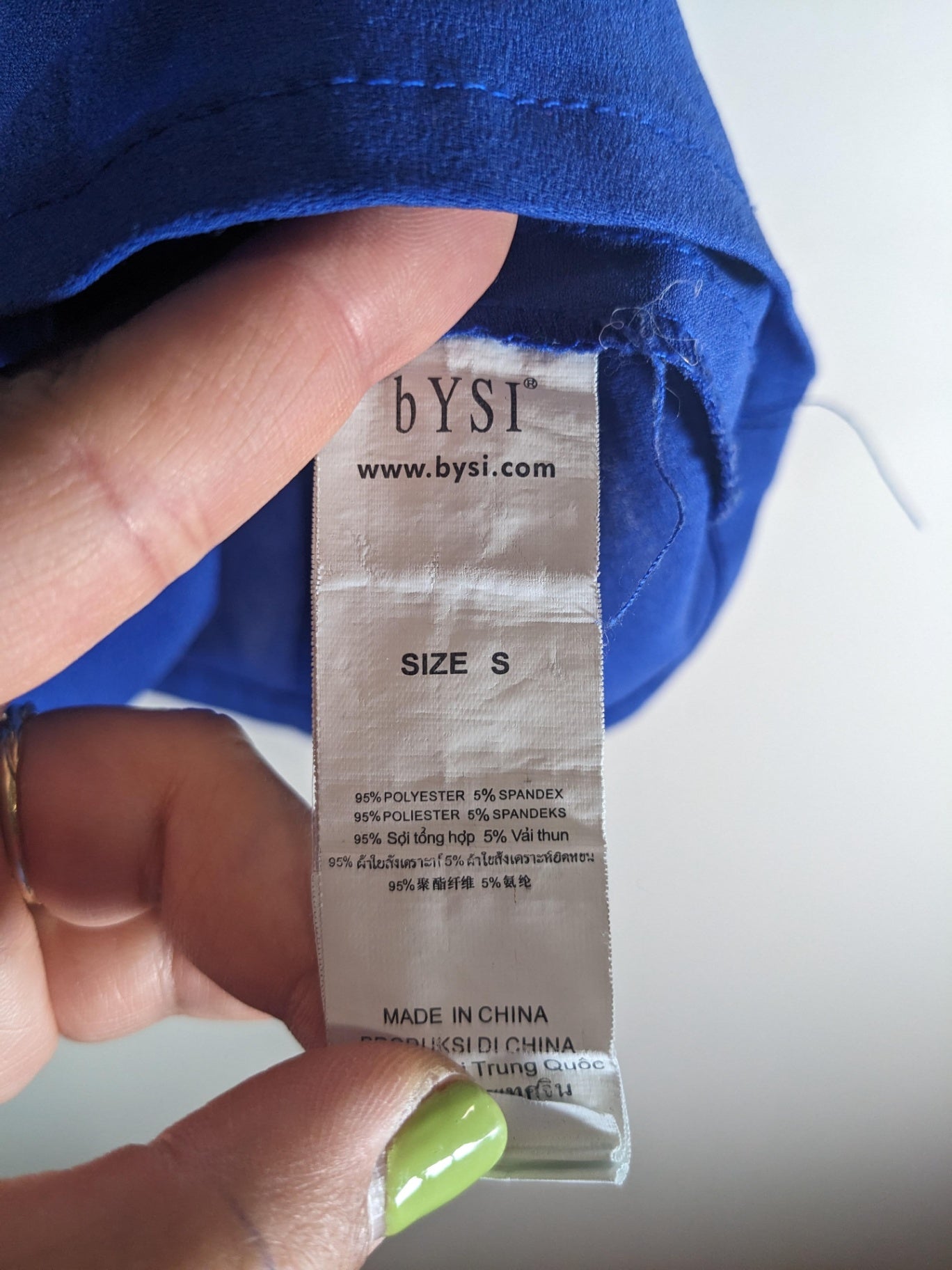 Byst Blue Blouse - Small