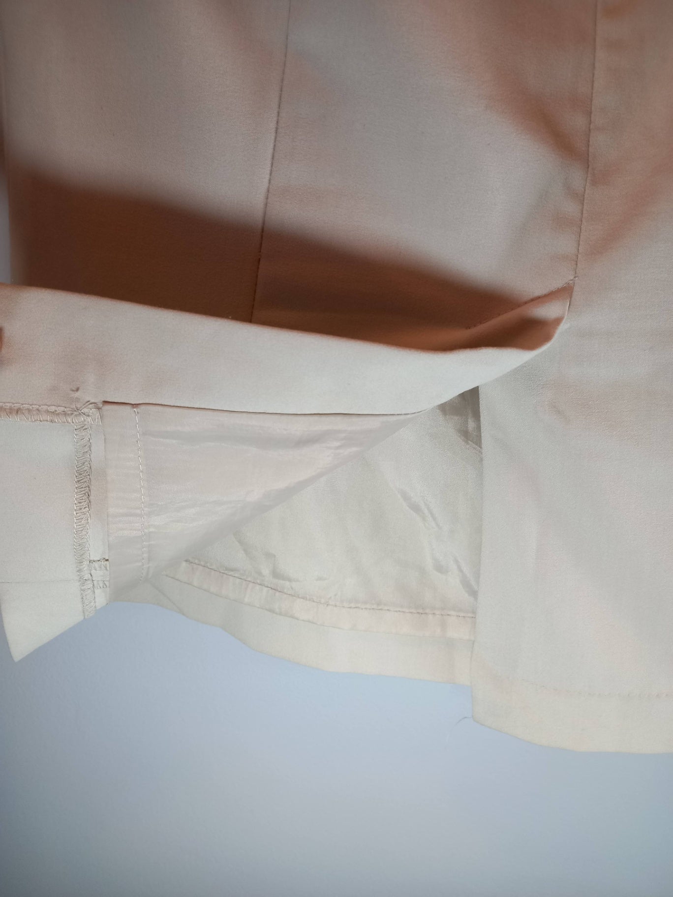 Jessica Cream Pencil Skirt Sz 4