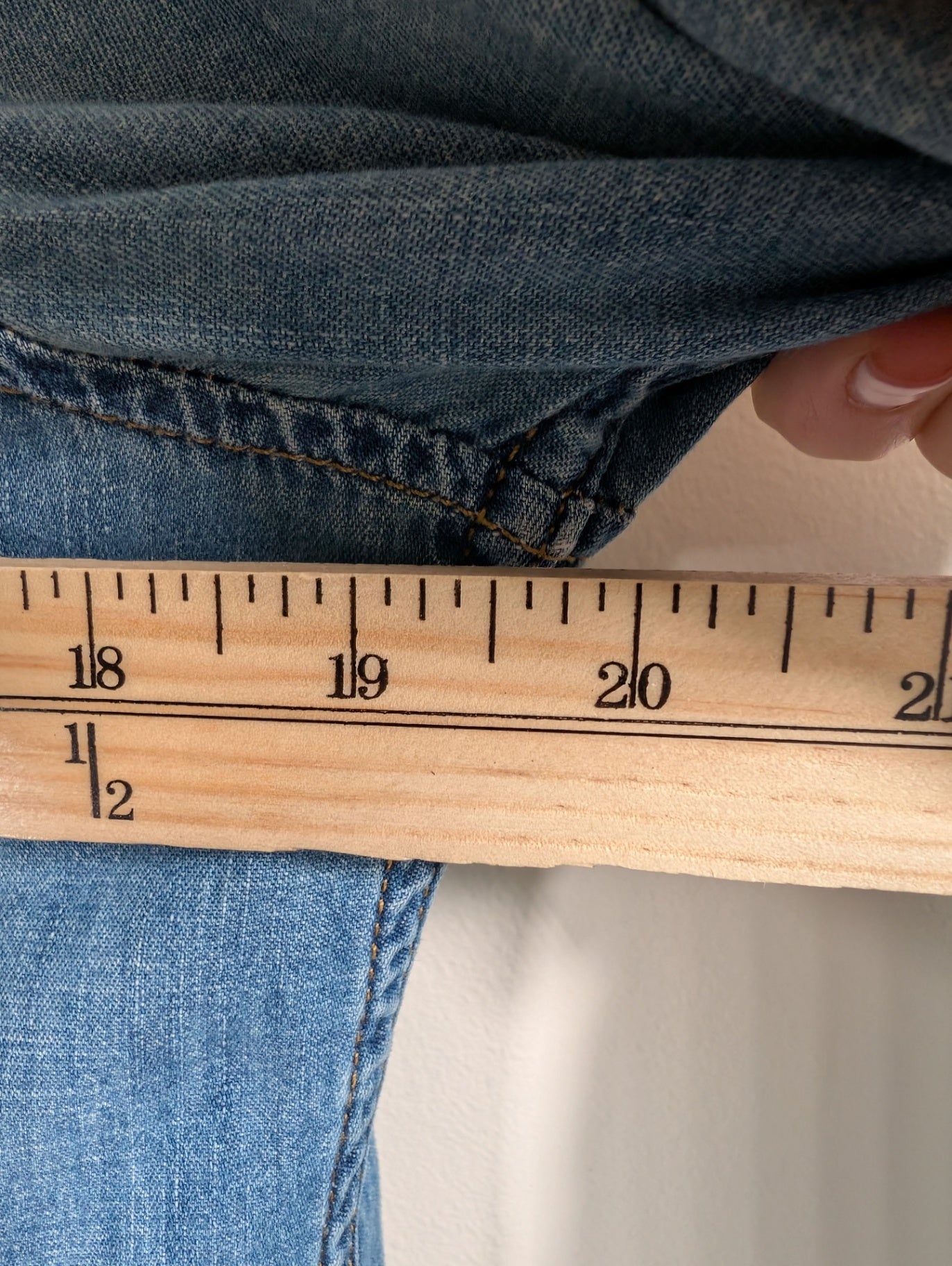 Gap denim snap long-sleeve - Medium
