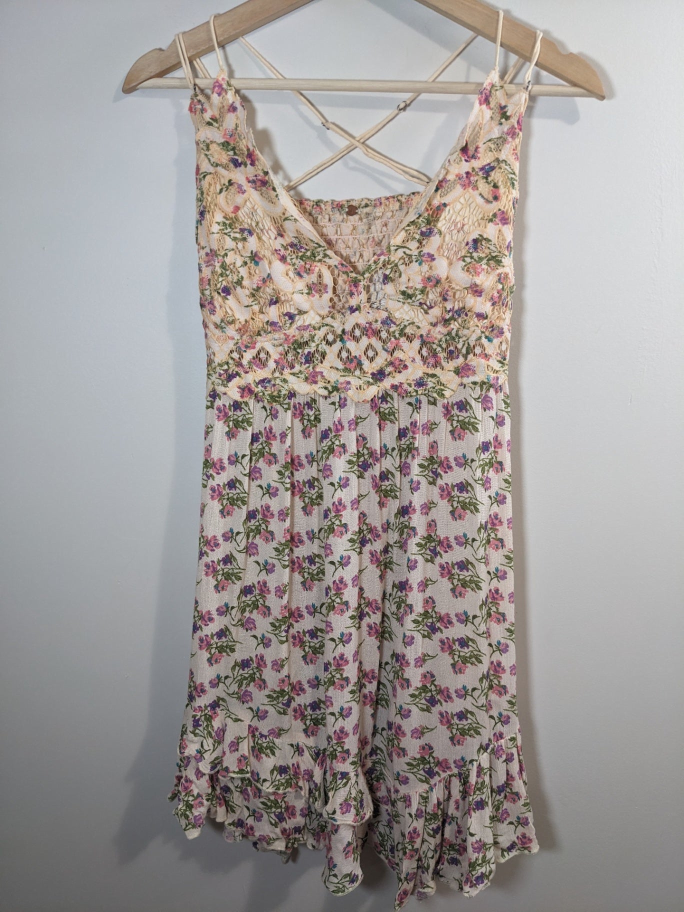 NWT Free People Floral Dress - Large