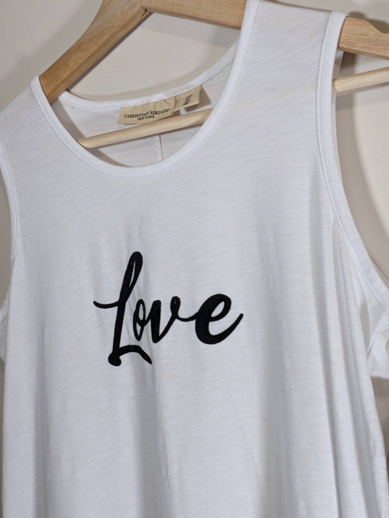 NWT Christian Siriano "Love" Tank - Small