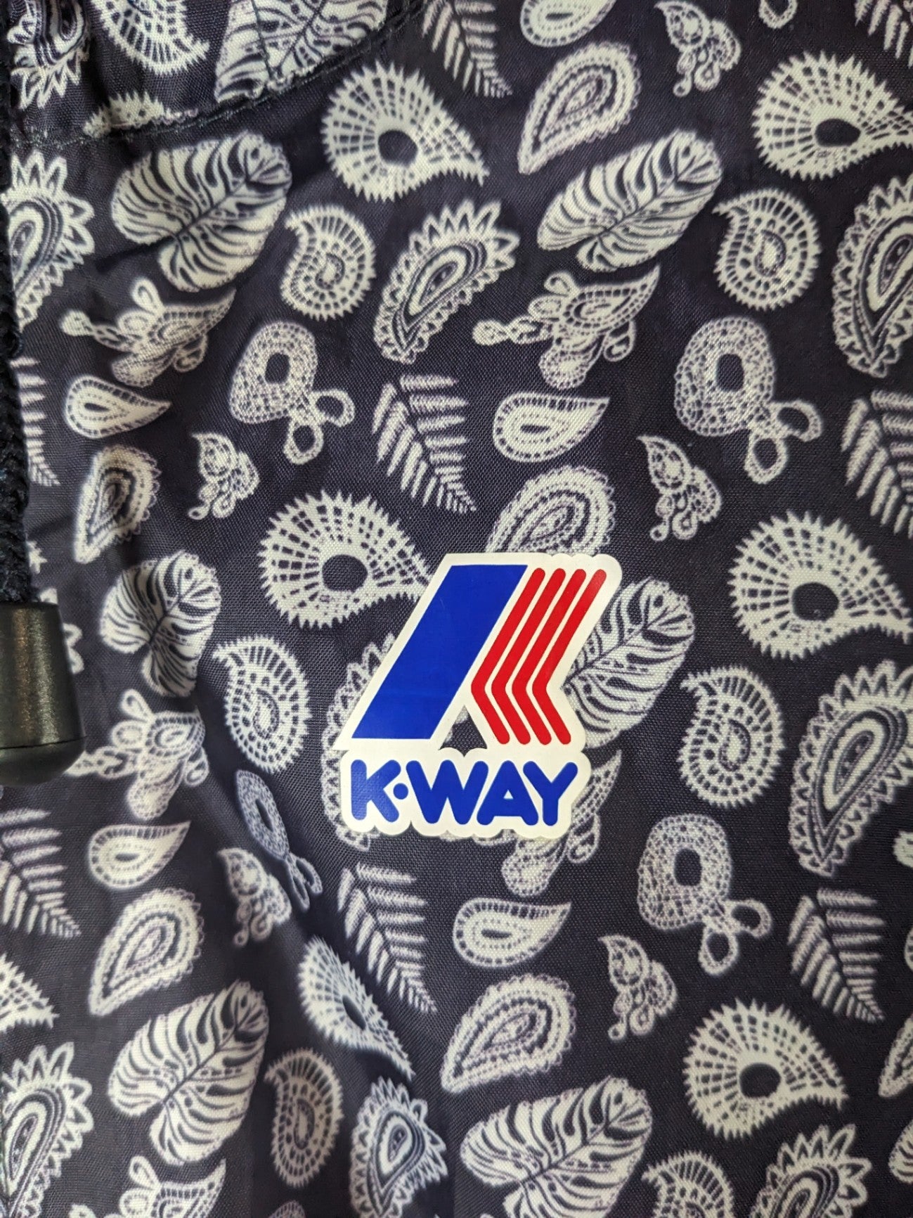 K-Way Packable Paisley Jacket - Small