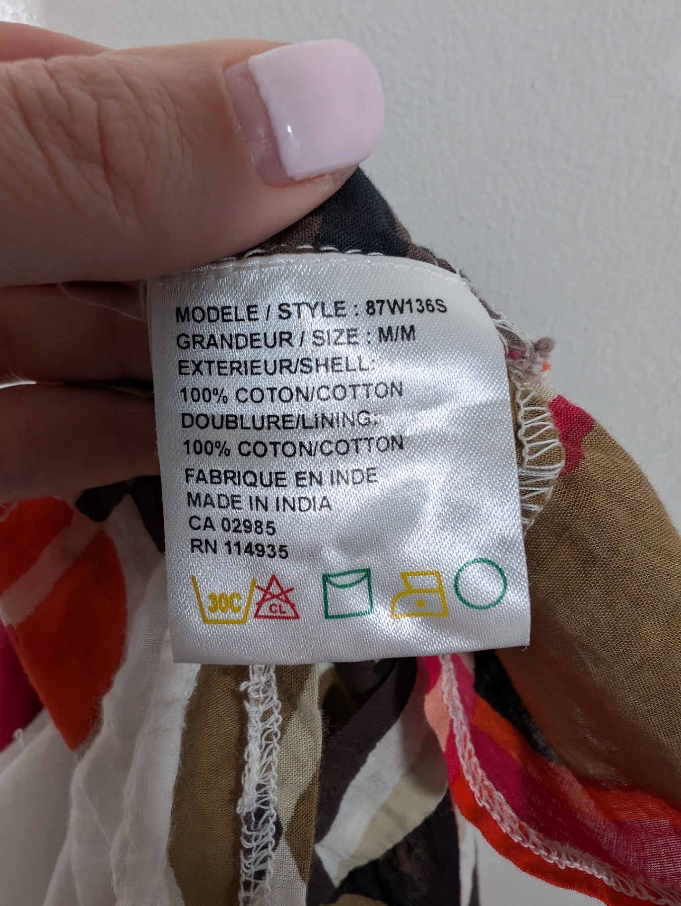 No label floral skirt - Medium