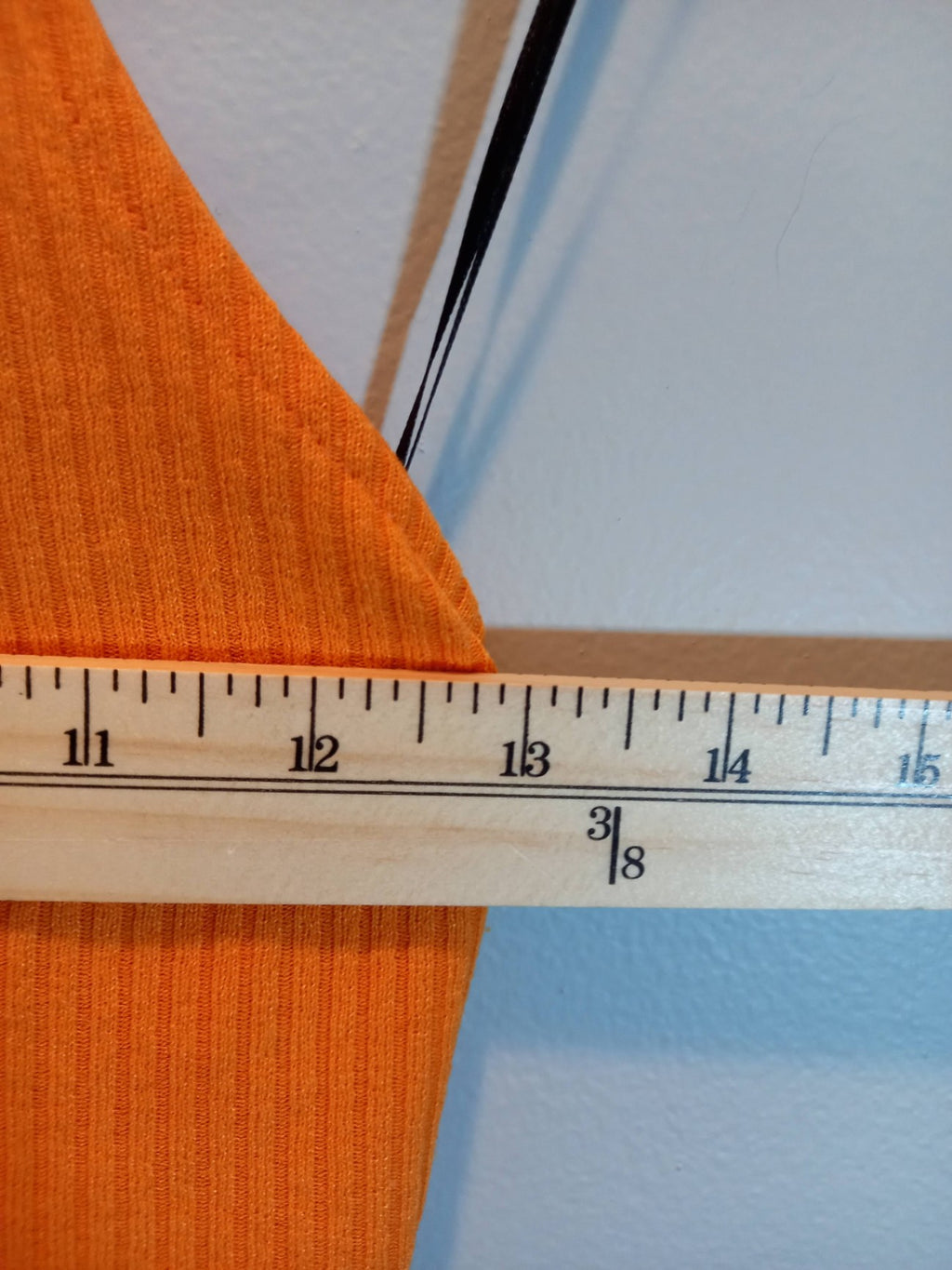 Divided H&M Orange Halter Crop Top Sz S
