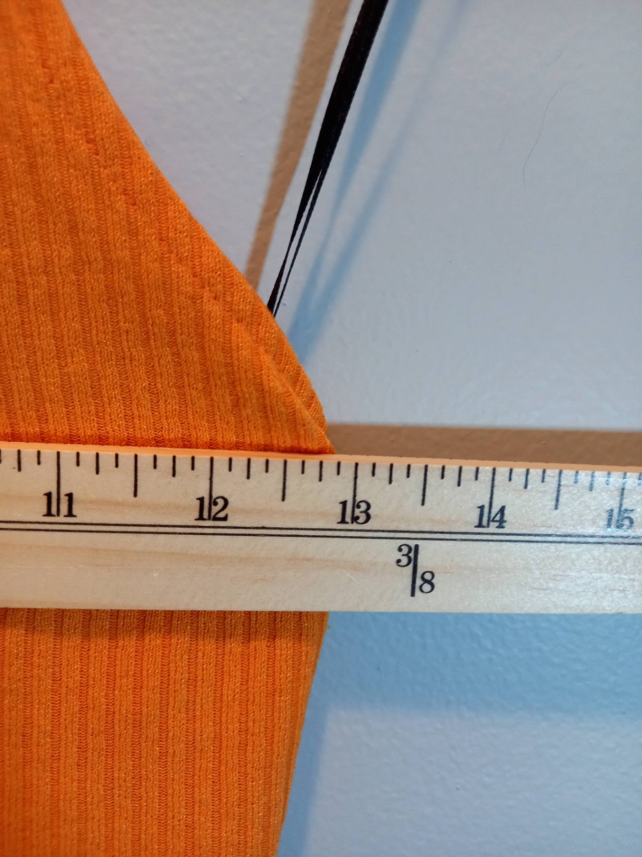 Divided H&M Orange Halter Crop Top Sz S