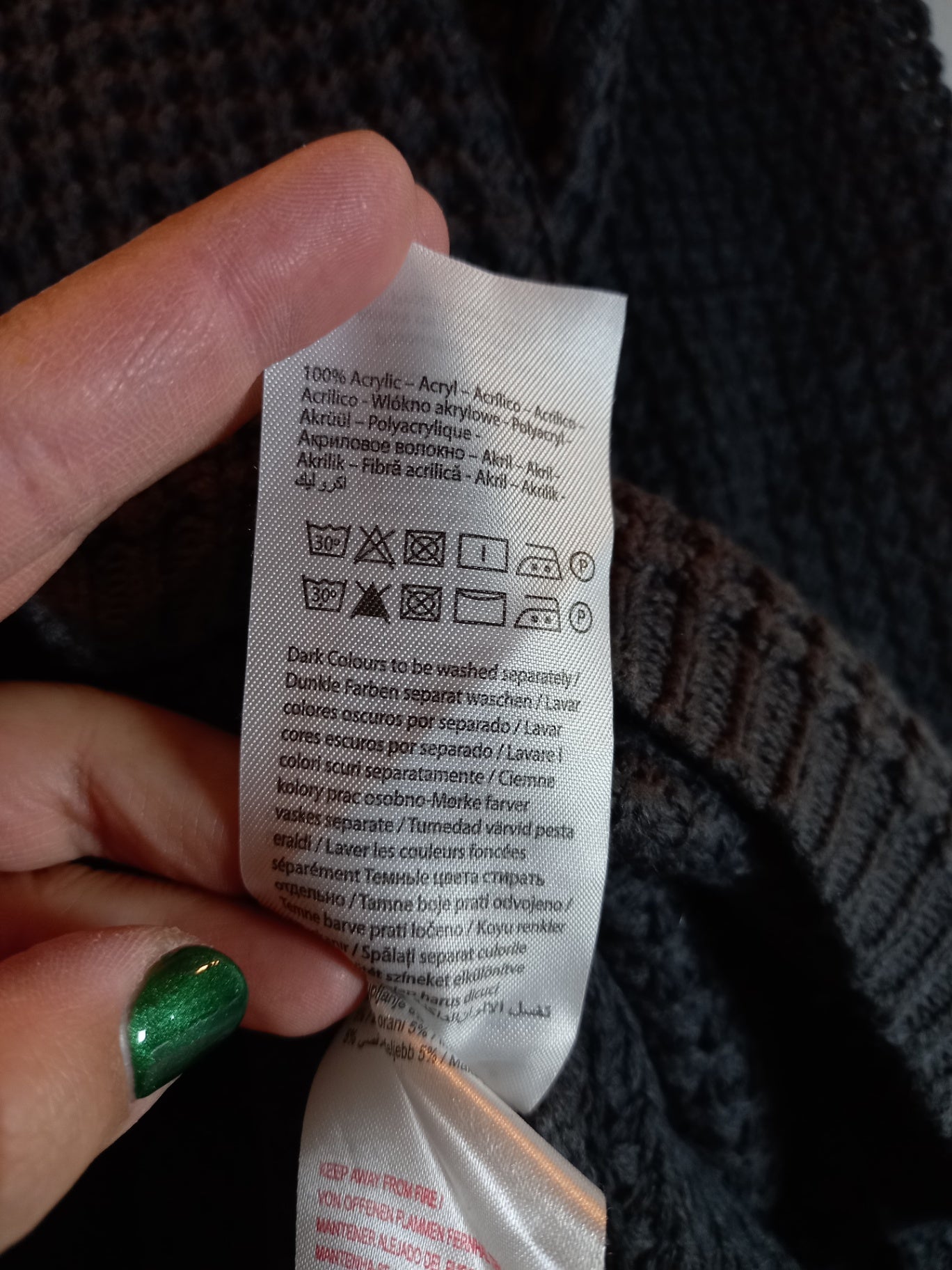 Vero Moda Black Long Turtleneck Sz S