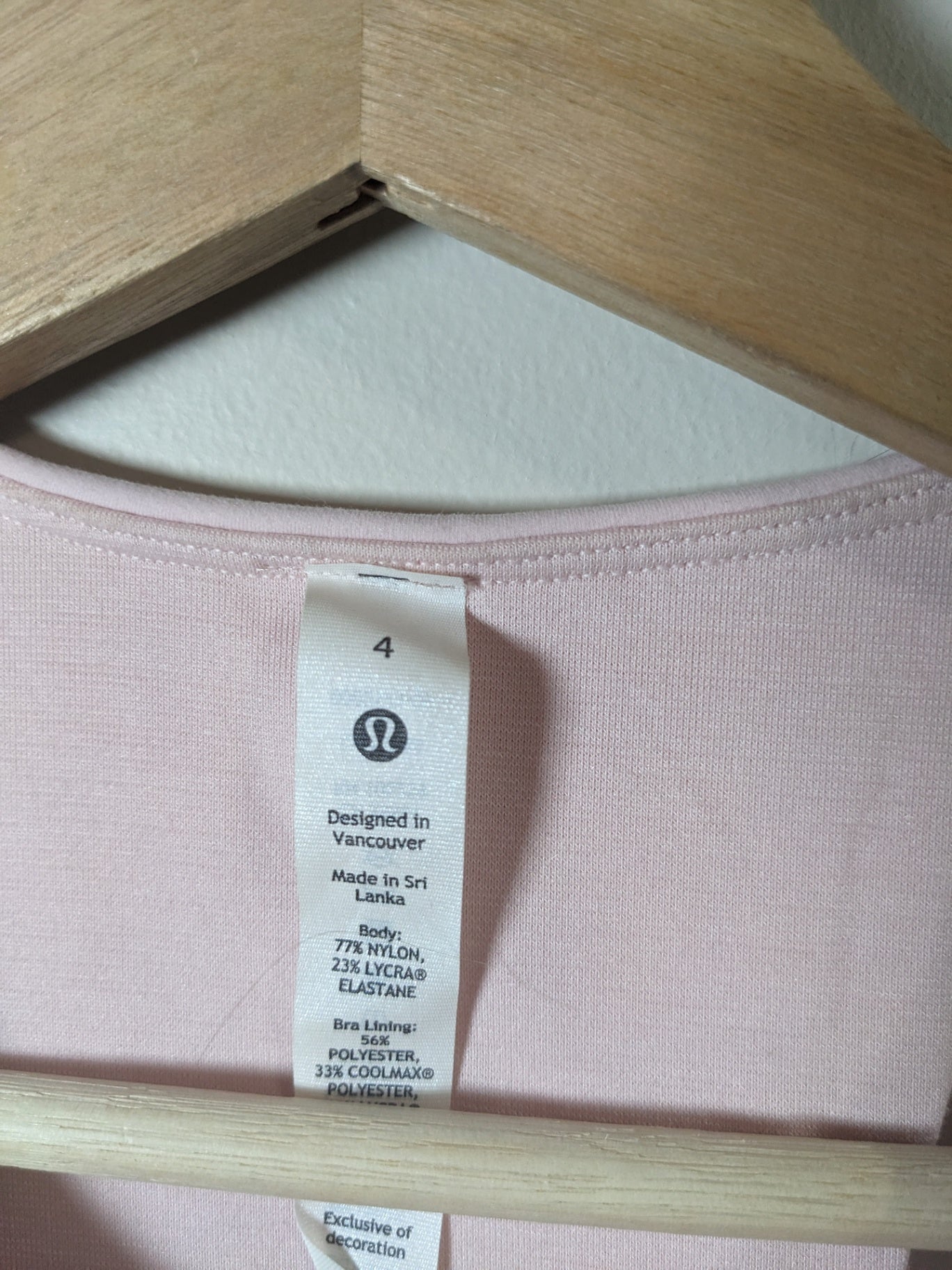Lululemon Crop Tank - Sz 4