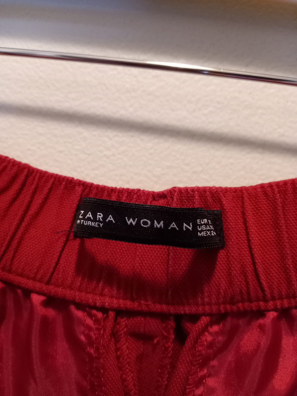 Zara Red Pants Sz XS