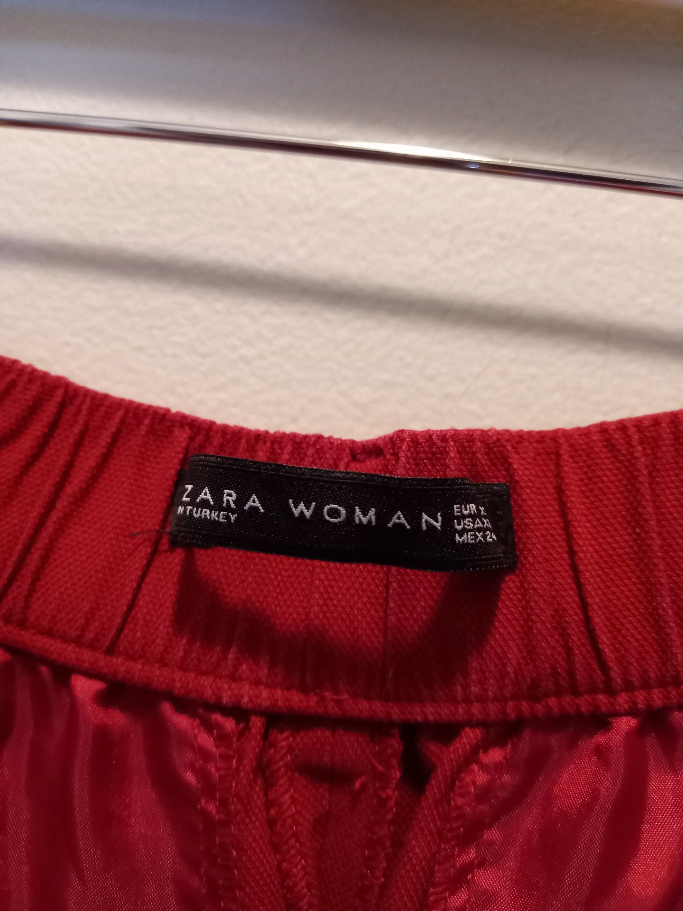 Zara Red Pants Sz XS